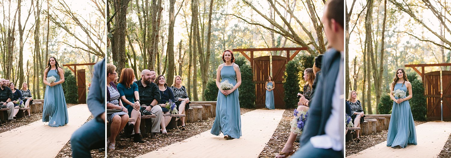 Gables Ceremony | Florida Rustic Barn Weddings | Plant City, Florida Wedding Photography | Benjamin Hewitt Photographer