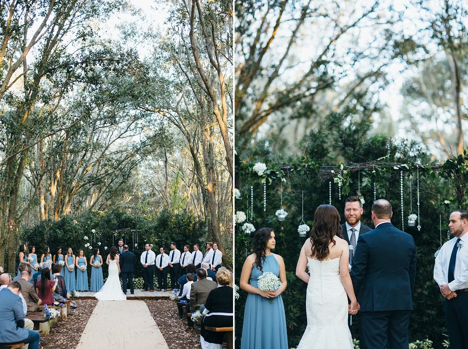 Gables Ceremony | Florida Rustic Barn Weddings | Plant City, Florida Wedding Photography | Benjamin Hewitt Photographer
