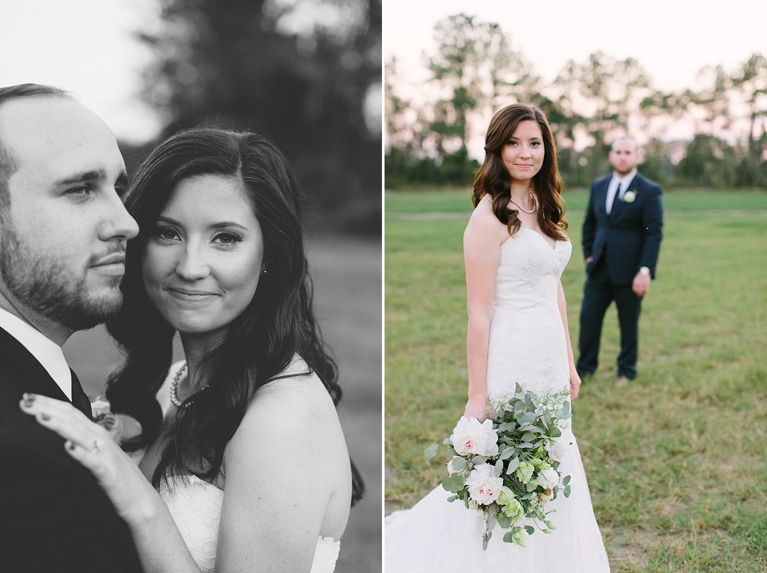 Bride Groom Portraits | Florida Rustic Barn Weddings | Plant City, Florida Wedding Photography | Benjamin Hewitt Photographer