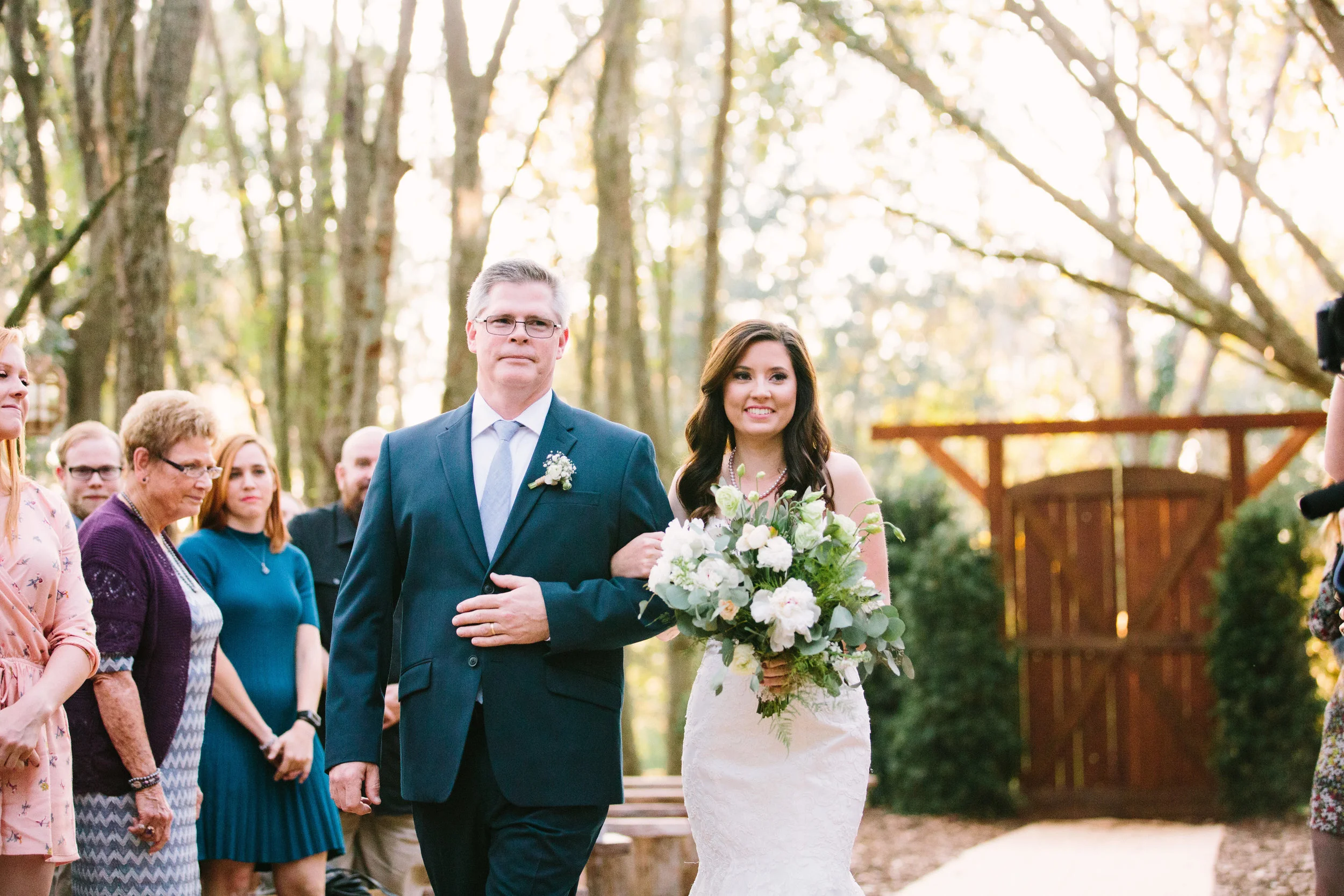 Gables Ceremony | Florida Rustic Barn Weddings | Plant City, Florida Wedding Photography | Benjamin Hewitt Photographer