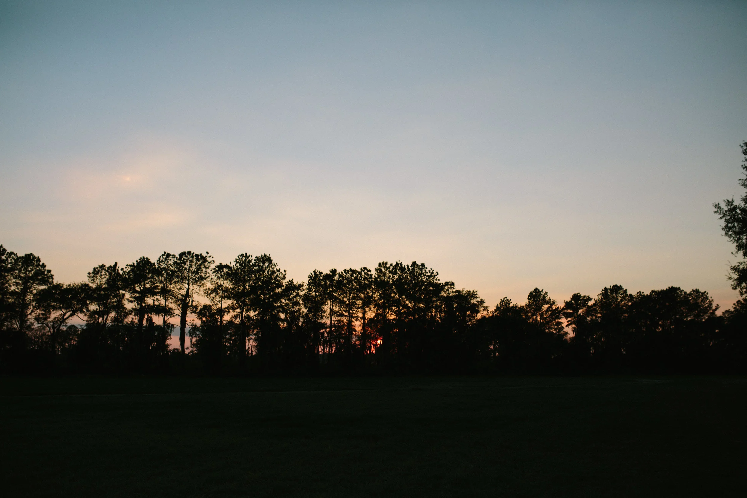 Sunset | Florida Rustic Barn Weddings | Plant City, Florida Wedding Photography | Benjamin Hewitt Photographer