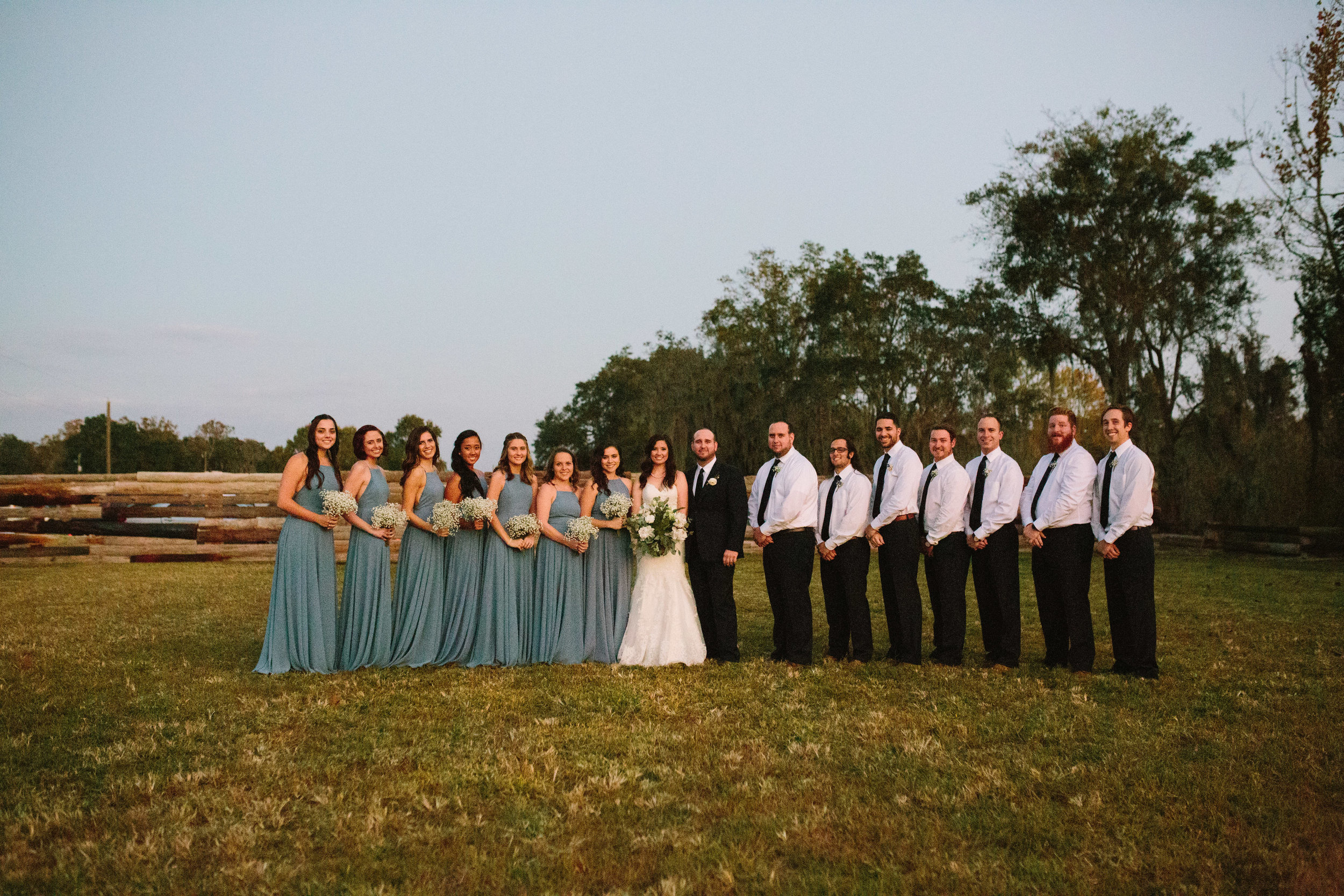 Bridal Party | Florida Rustic Barn Weddings | Plant City, Florida Wedding Photography | Benjamin Hewitt Photographer