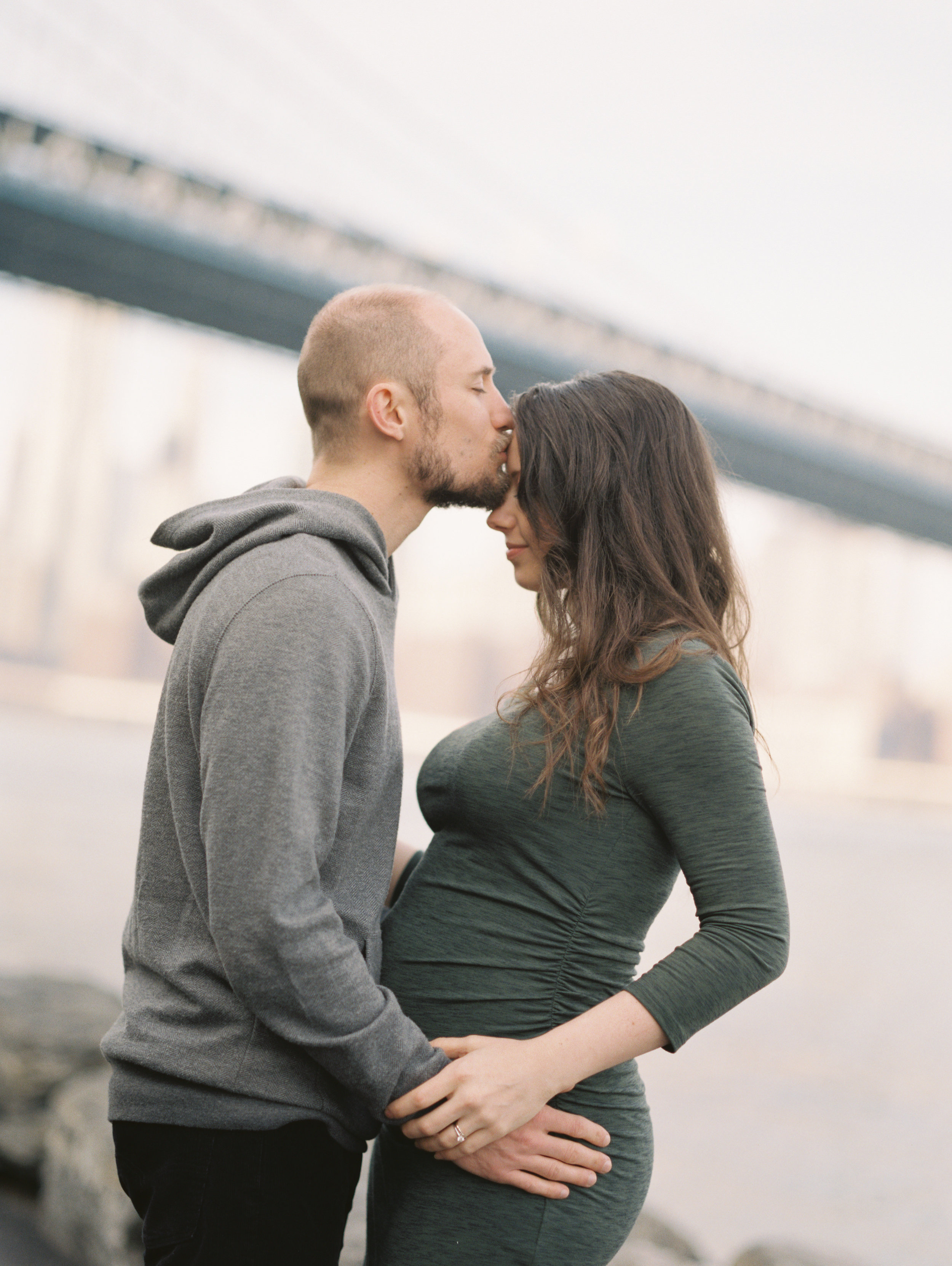 New York City Portraits | Film Wedding Photographer | Maternity Session | Benjamin Hewitt Photography