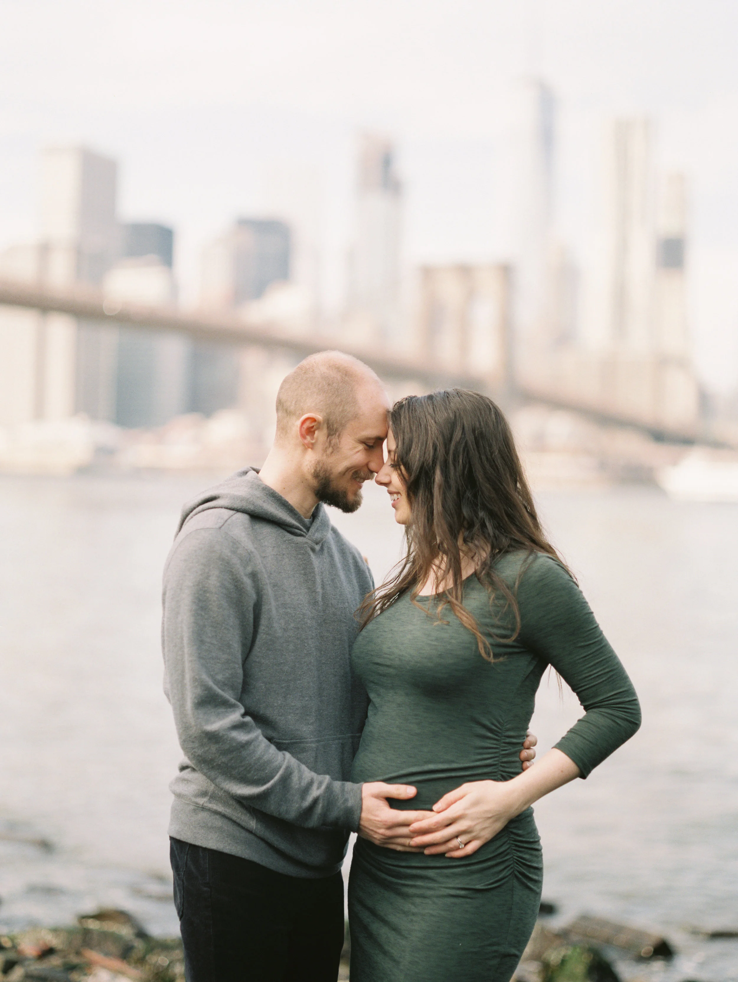 New York City Portraits | Film Wedding Photographer | Maternity Session | Benjamin Hewitt Photography