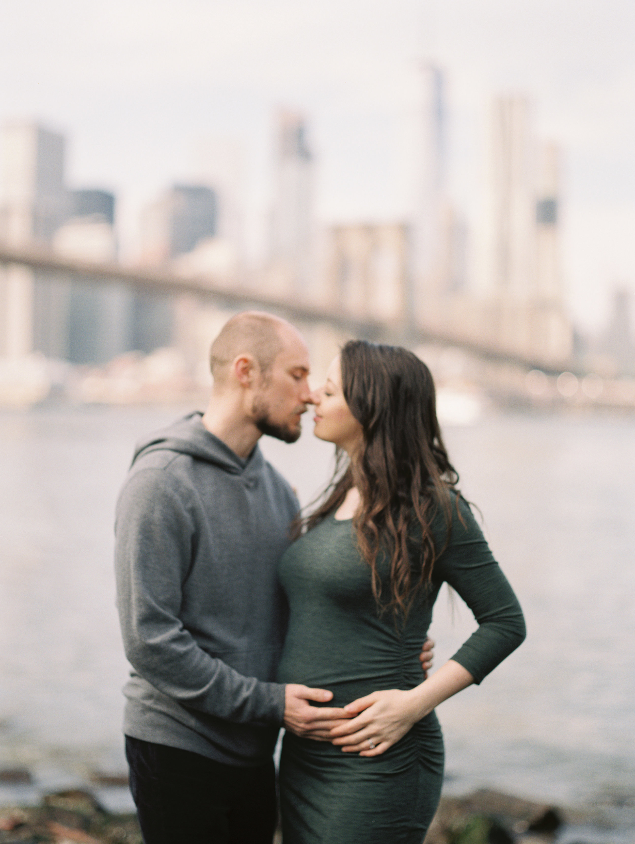 New York City Portraits | Film Wedding Photographer | Maternity Session | Benjamin Hewitt Photography