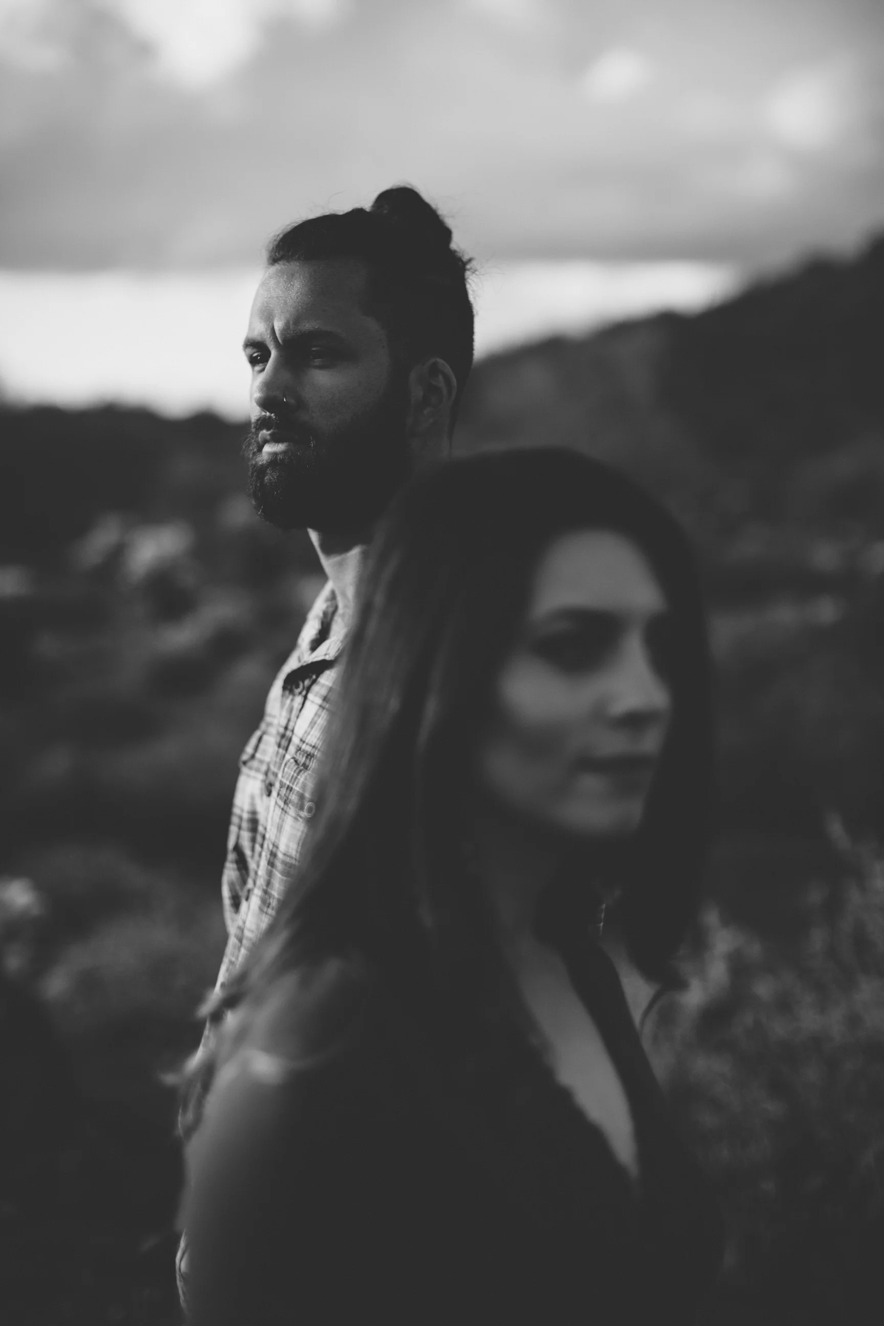 Arizona Desert Sunset Engagement Pics