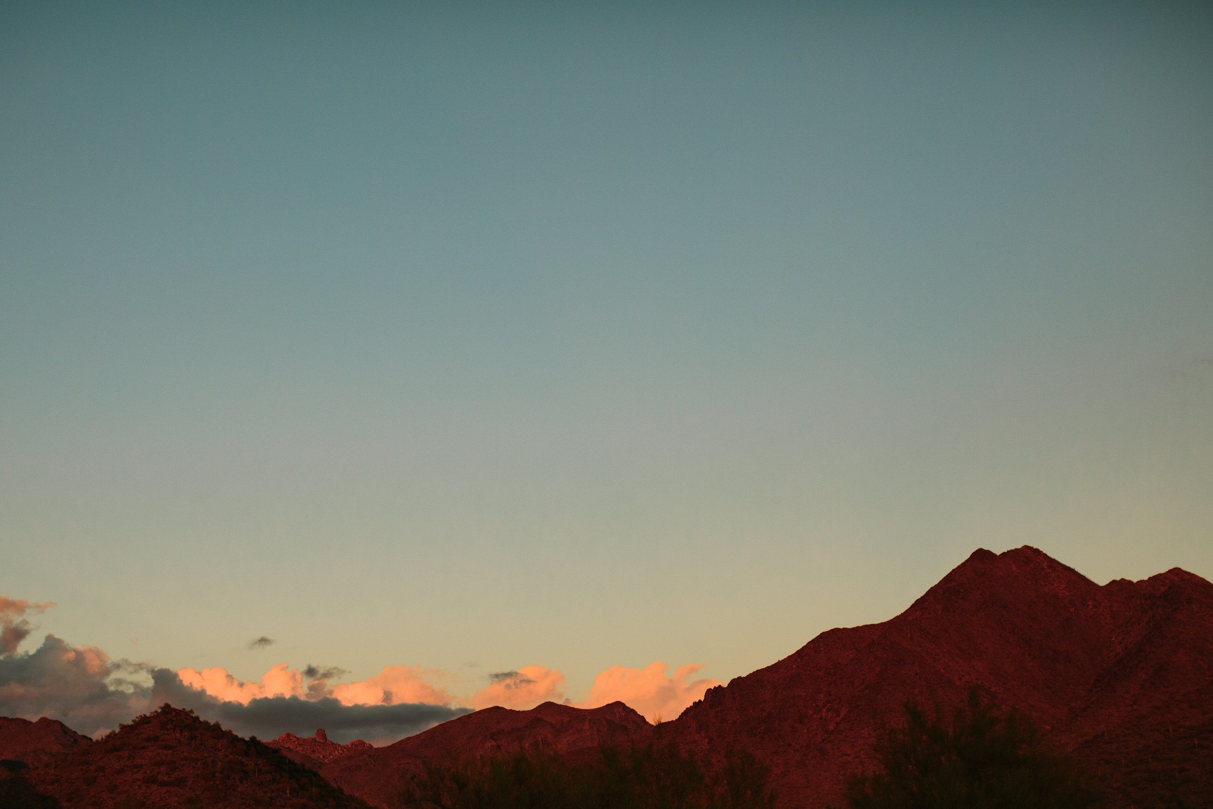 Arizona Desert Sunset Engagement Pics