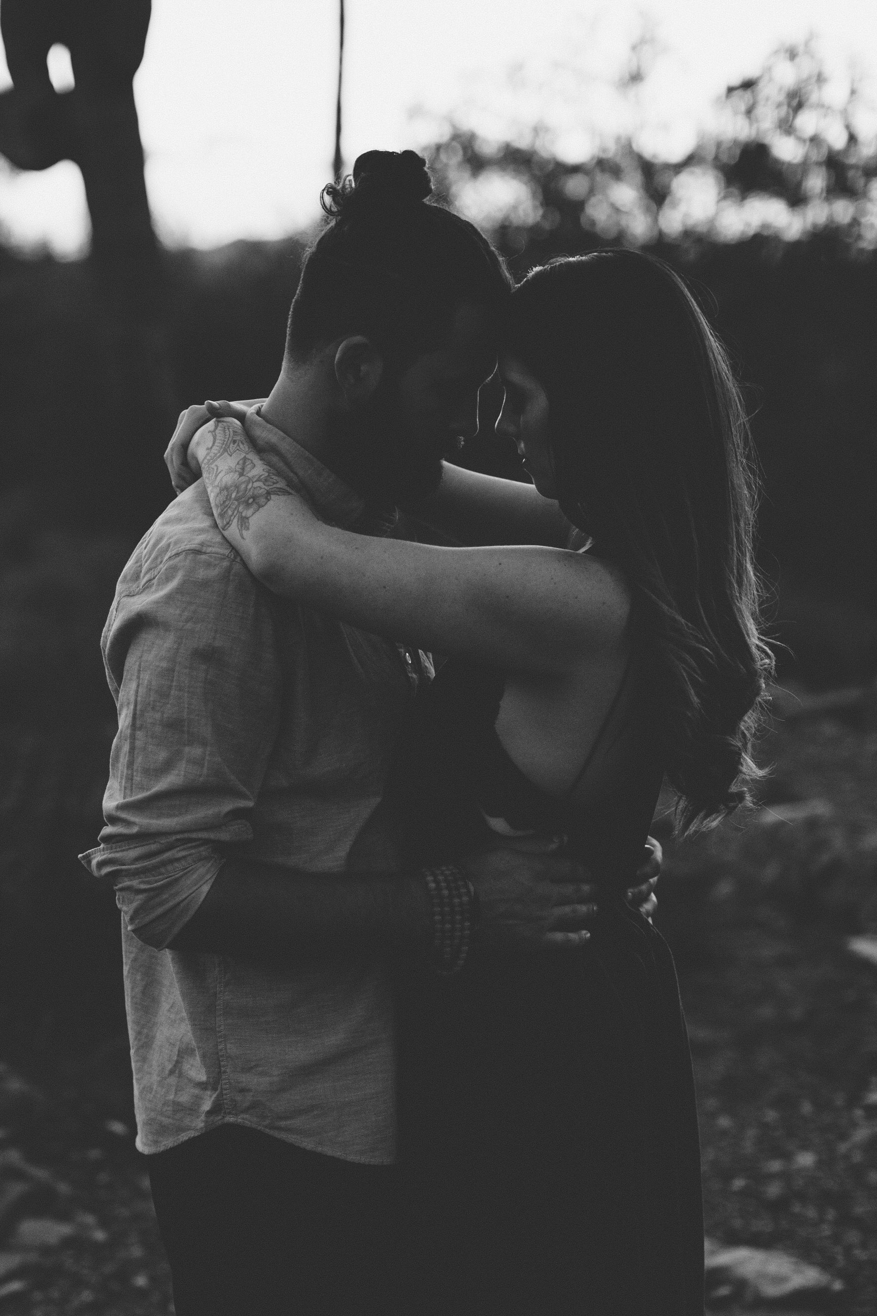 Arizona Desert Sunset Engagement Pics