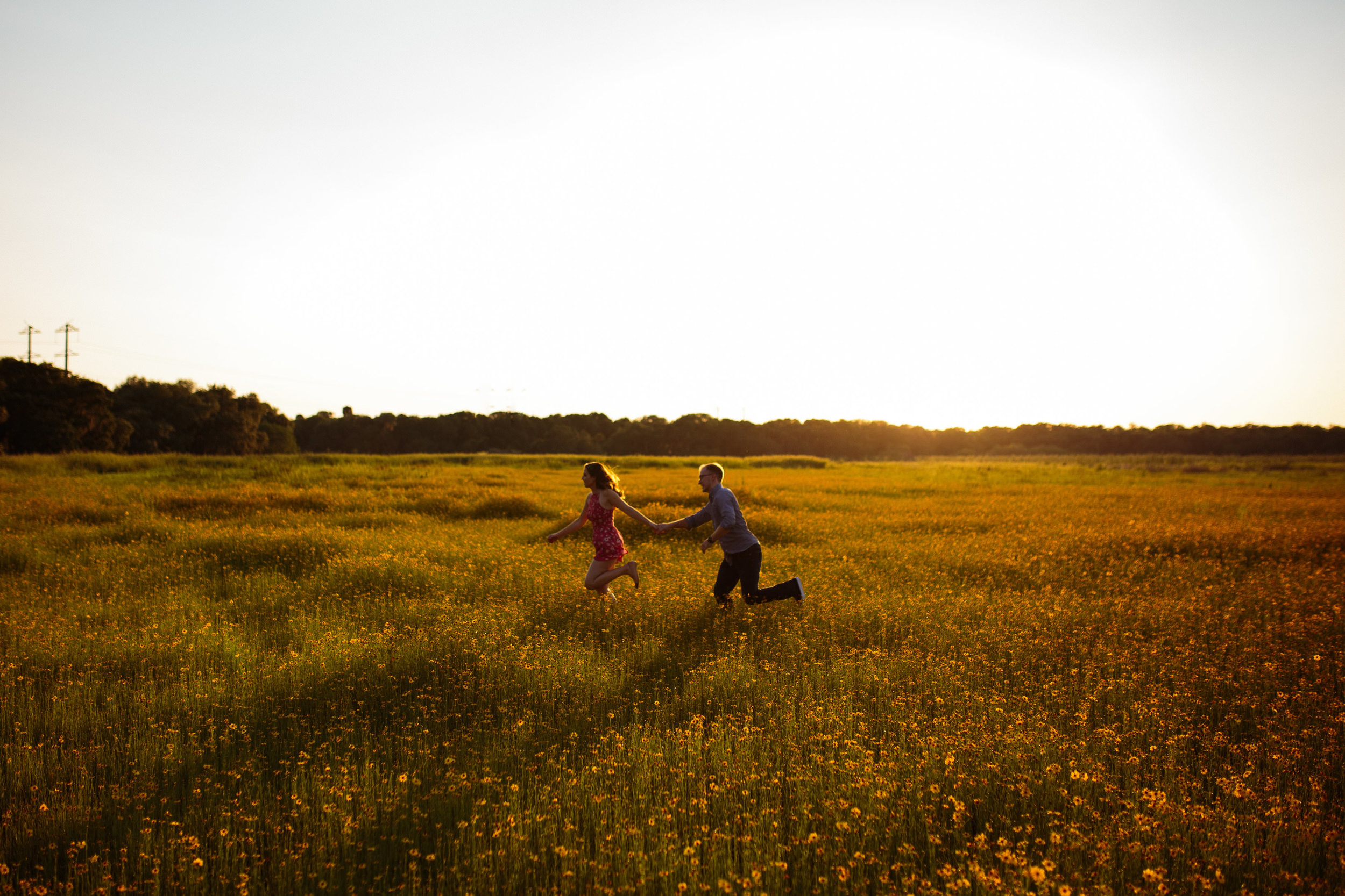 Field of Wild Flowers Engagement Session | Benjamin Hewitt Photography