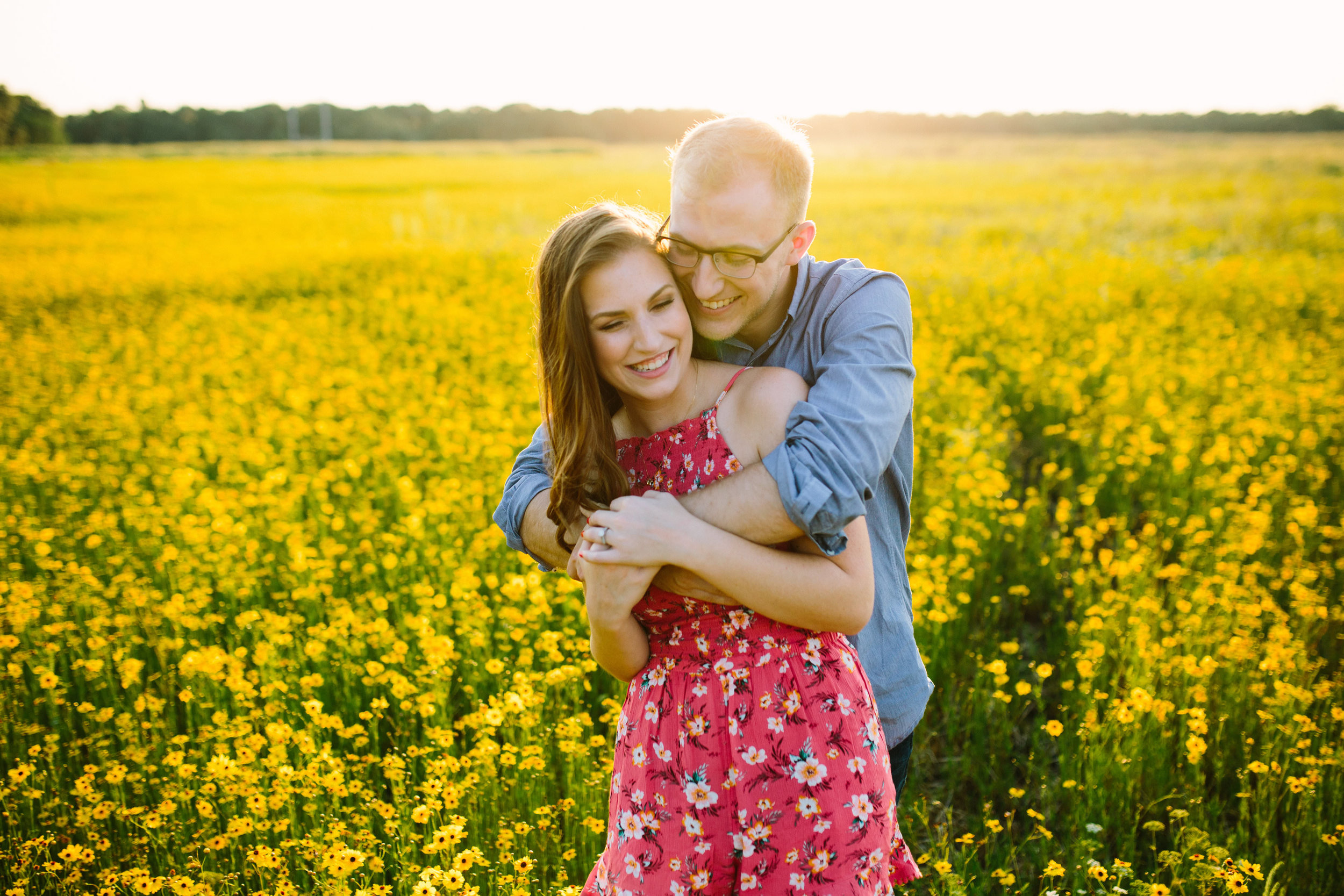 Field of Wild Flowers Engagement Session | Benjamin Hewitt Photography