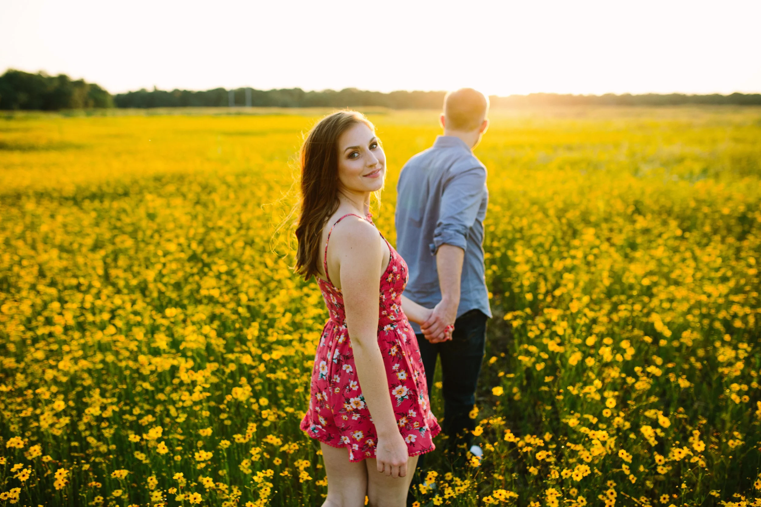 Field of Wild Flowers Engagement Session | Benjamin Hewitt Photography