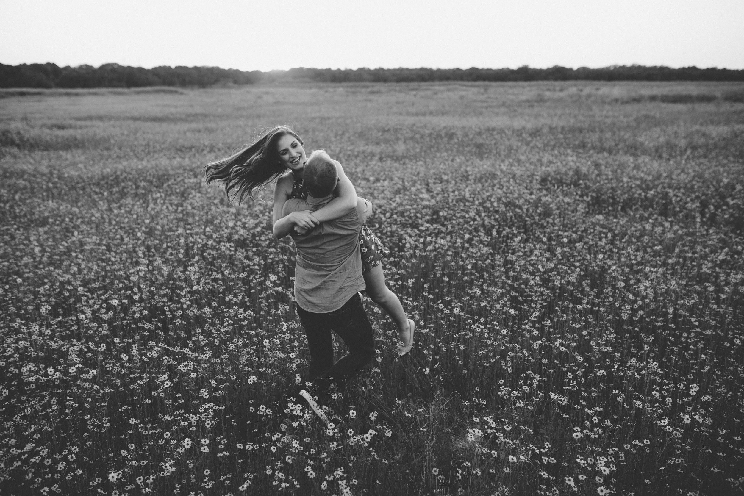 Field of Wild Flowers Engagement Session | Benjamin Hewitt Photography