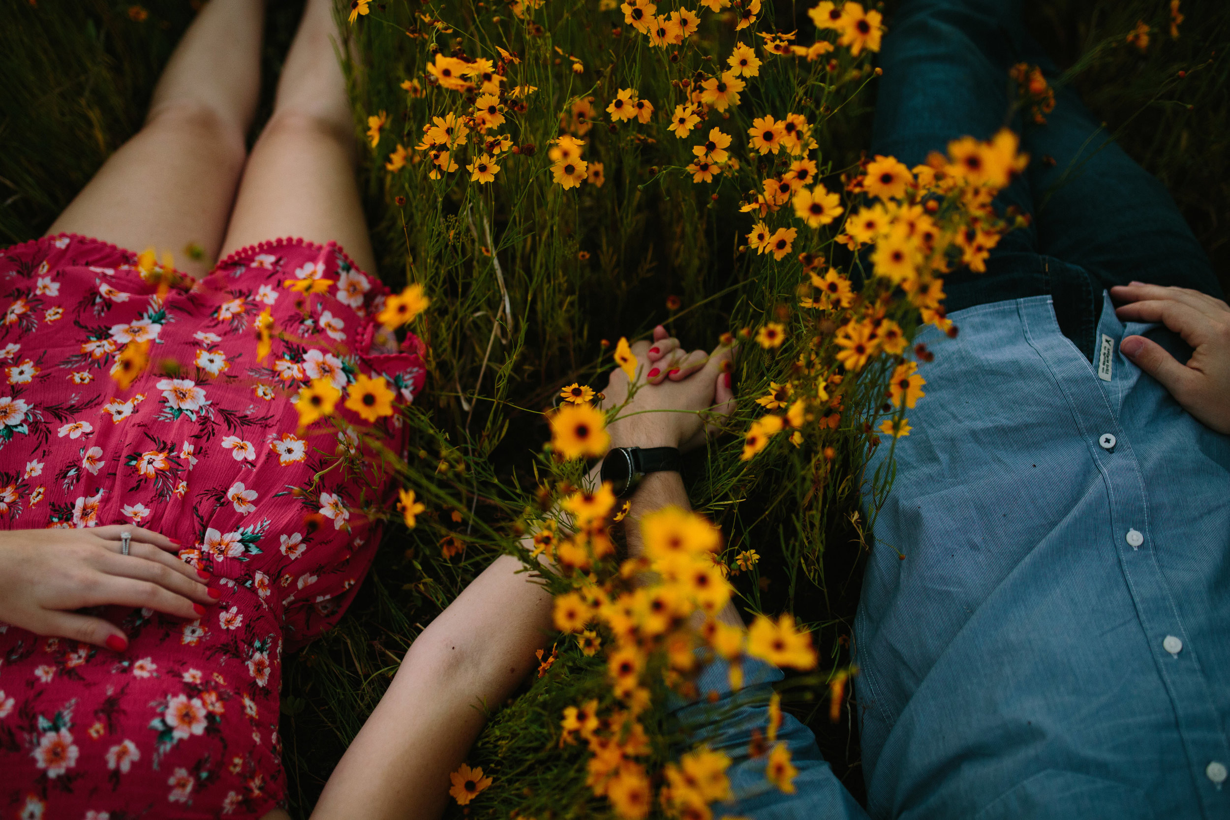 Field of Wild Flowers Engagement Session | Benjamin Hewitt Photography