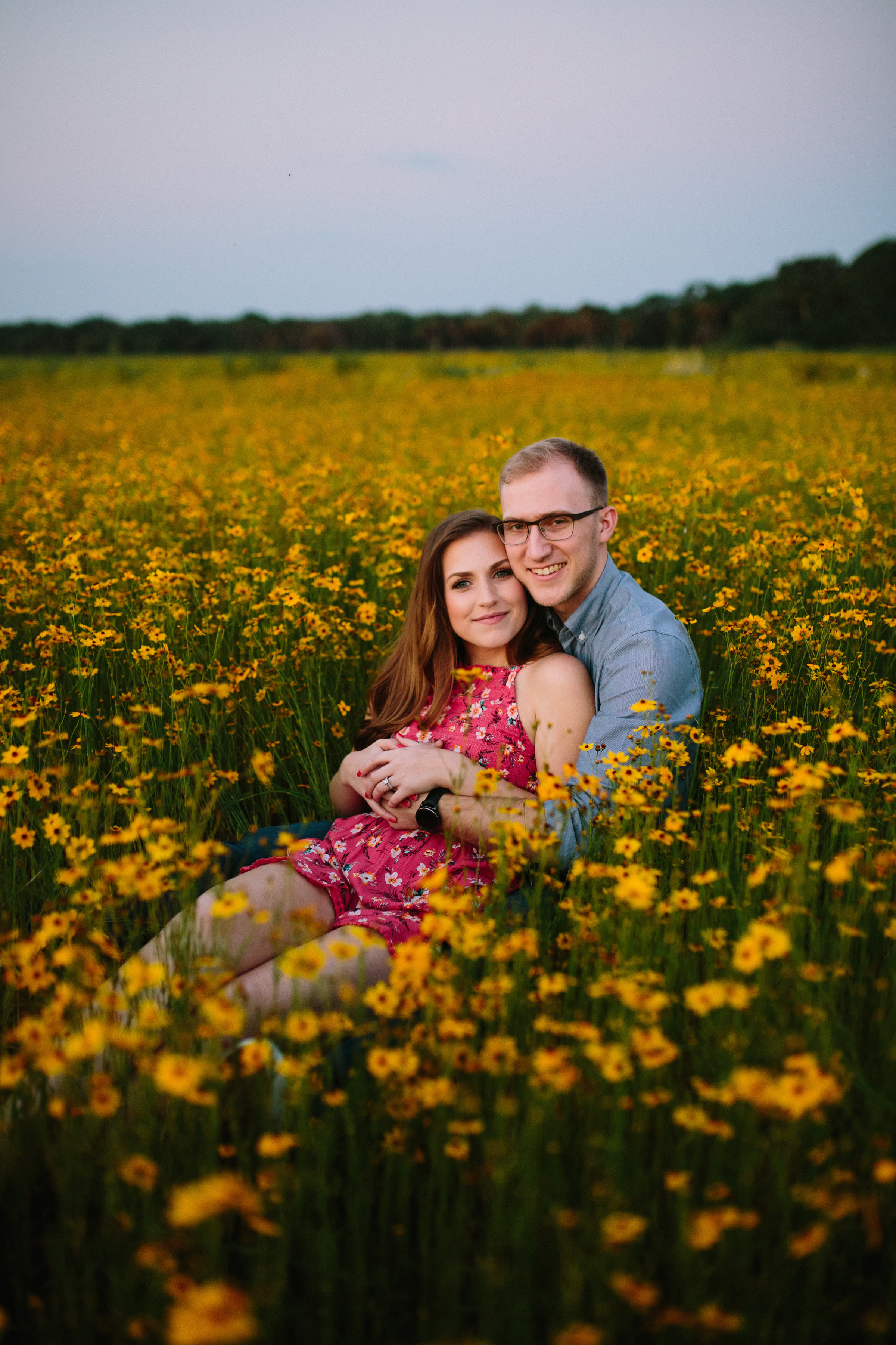 Field of Wild Flowers Engagement Session | Benjamin Hewitt Photography