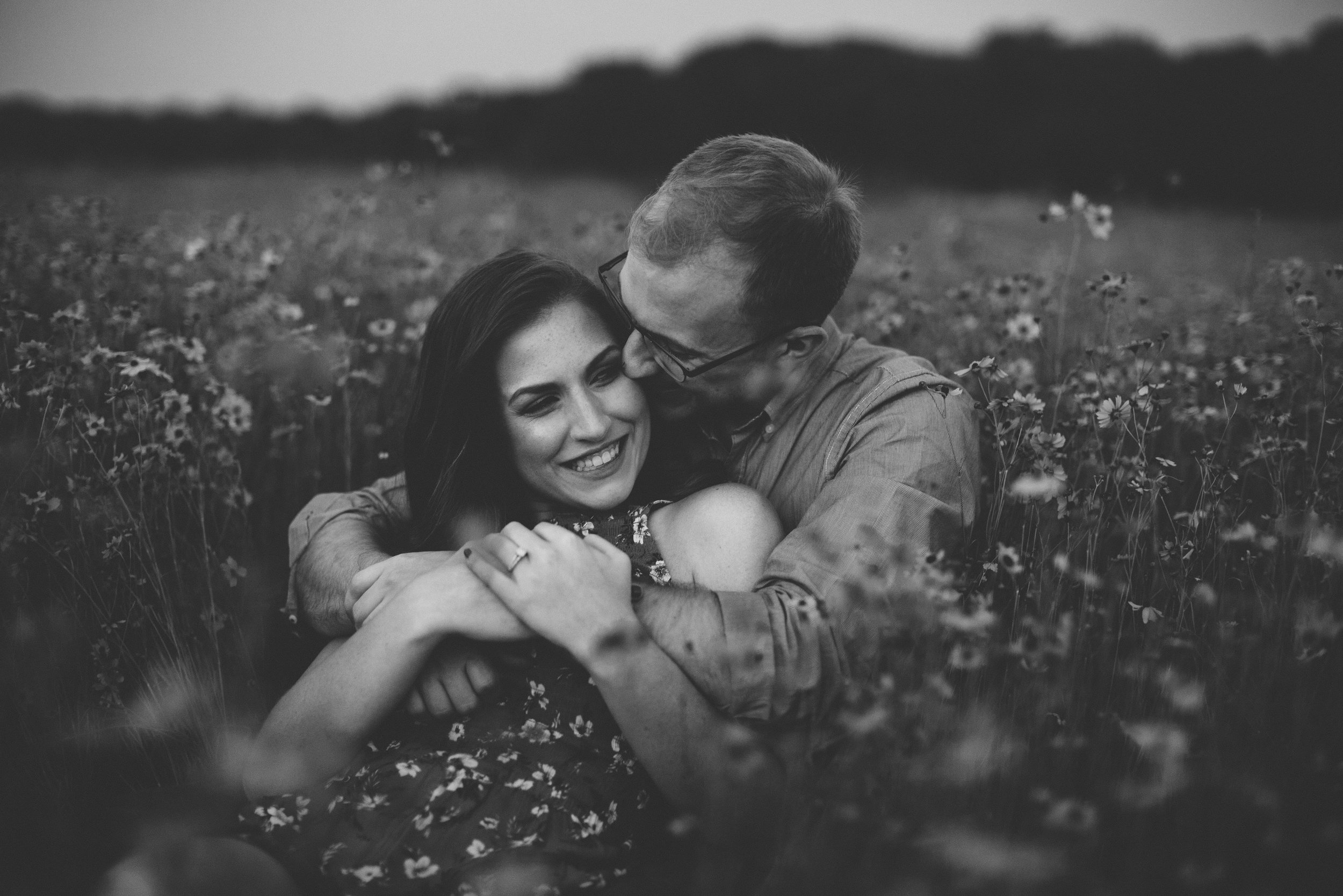 Field of Wild Flowers Engagement Session | Benjamin Hewitt Photography