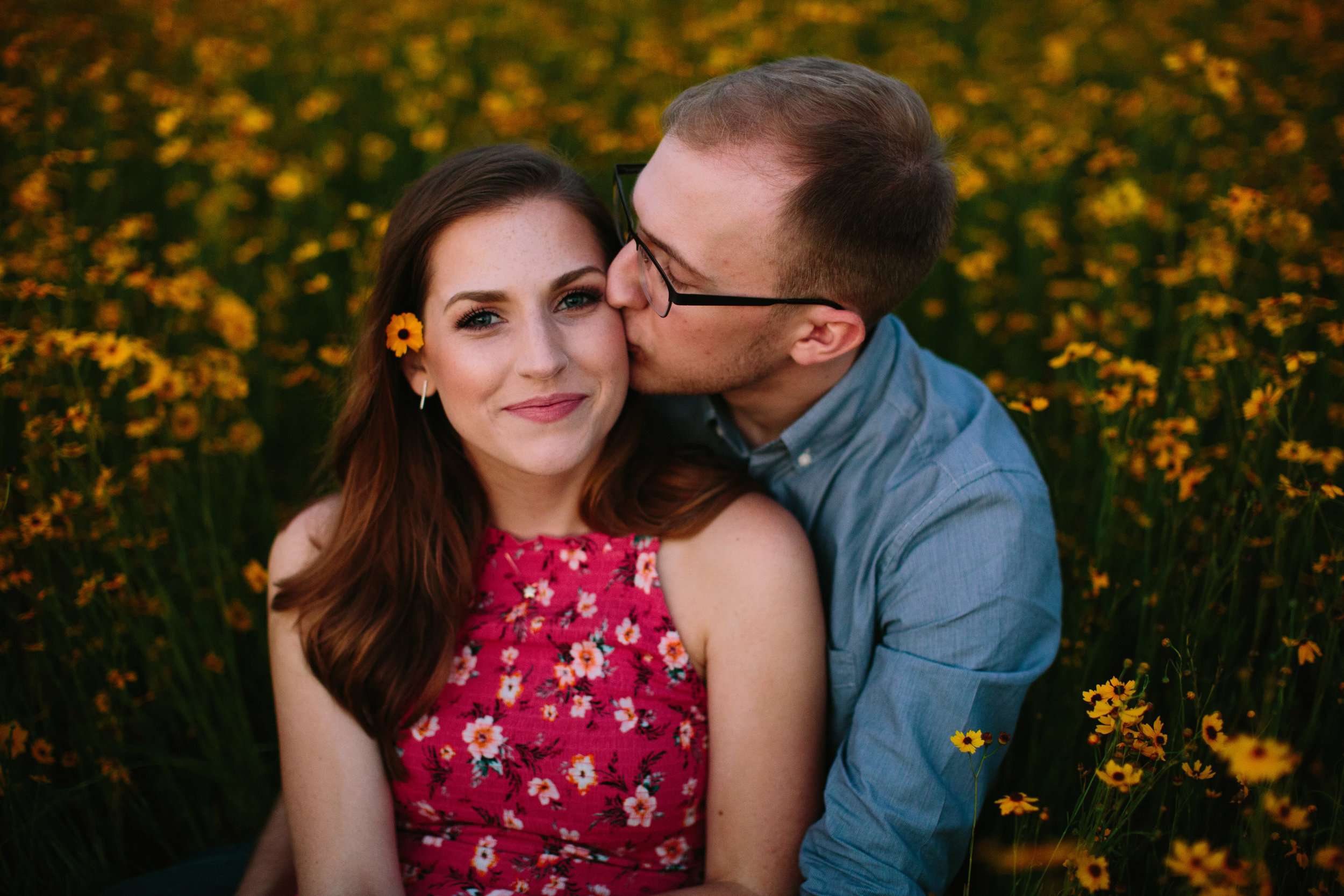 Field of Wild Flowers Engagement Session | Benjamin Hewitt Photography