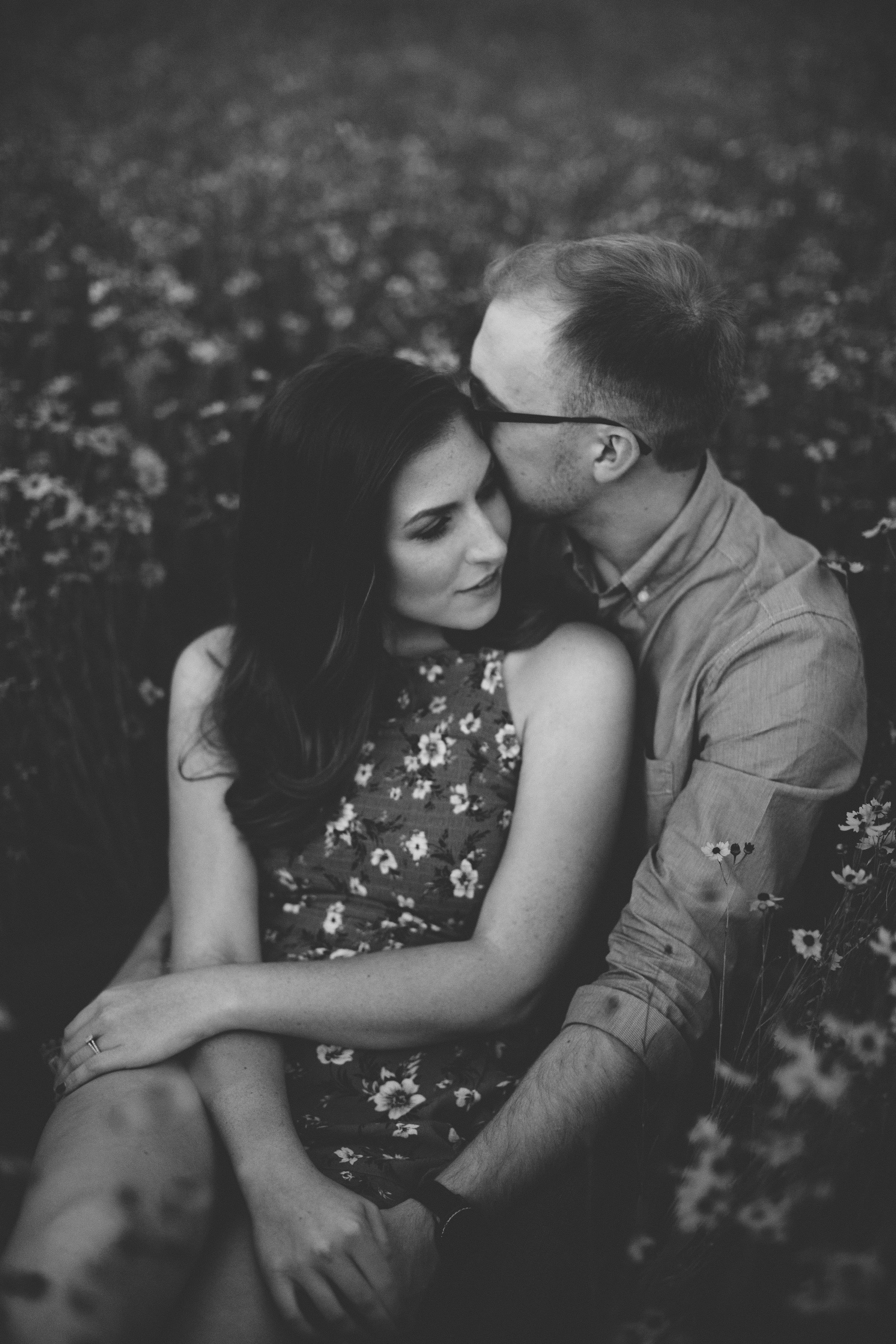 Field of Wild Flowers Engagement Session | Benjamin Hewitt Photography