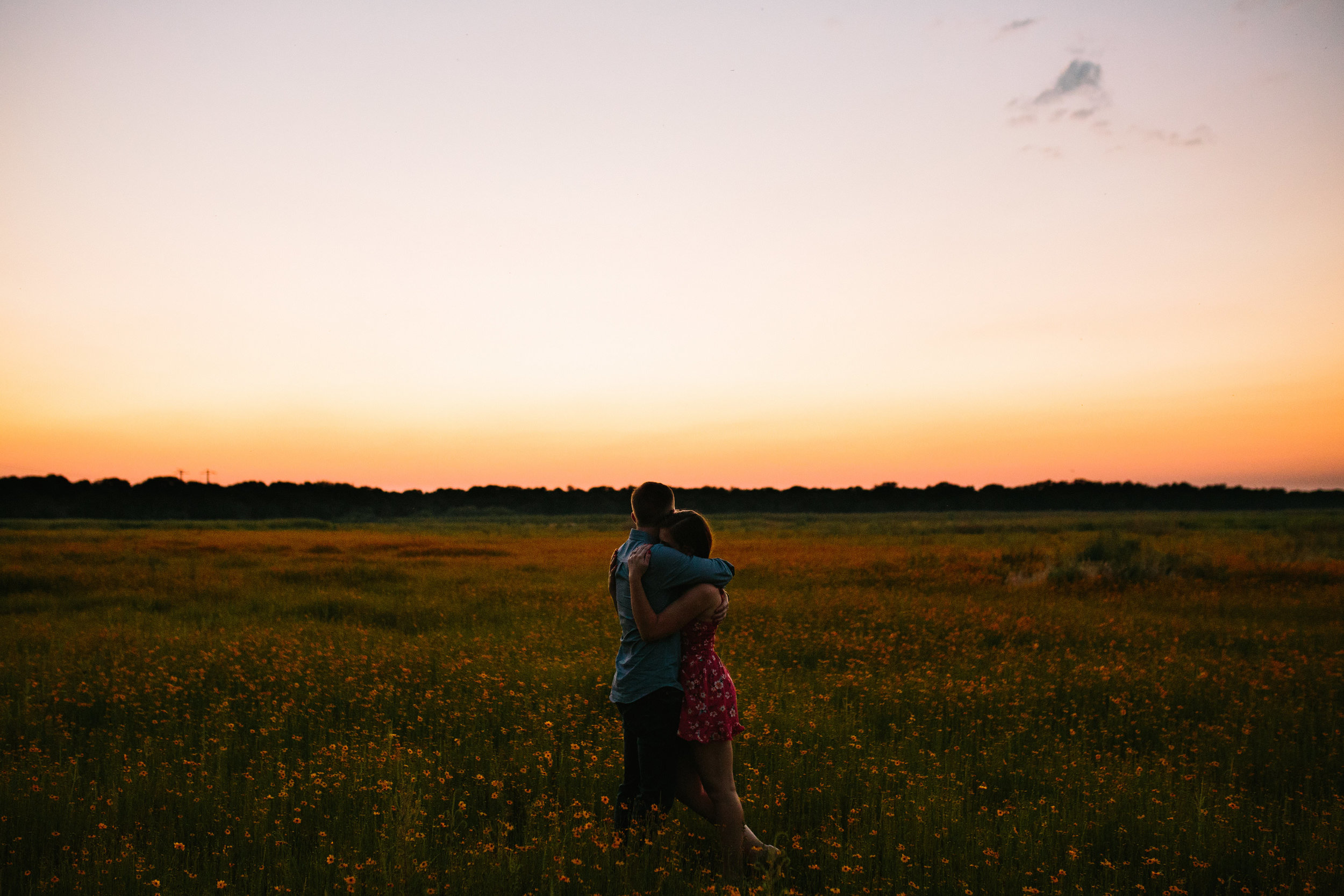Field of Wild Flowers Engagement Session | Benjamin Hewitt Photography