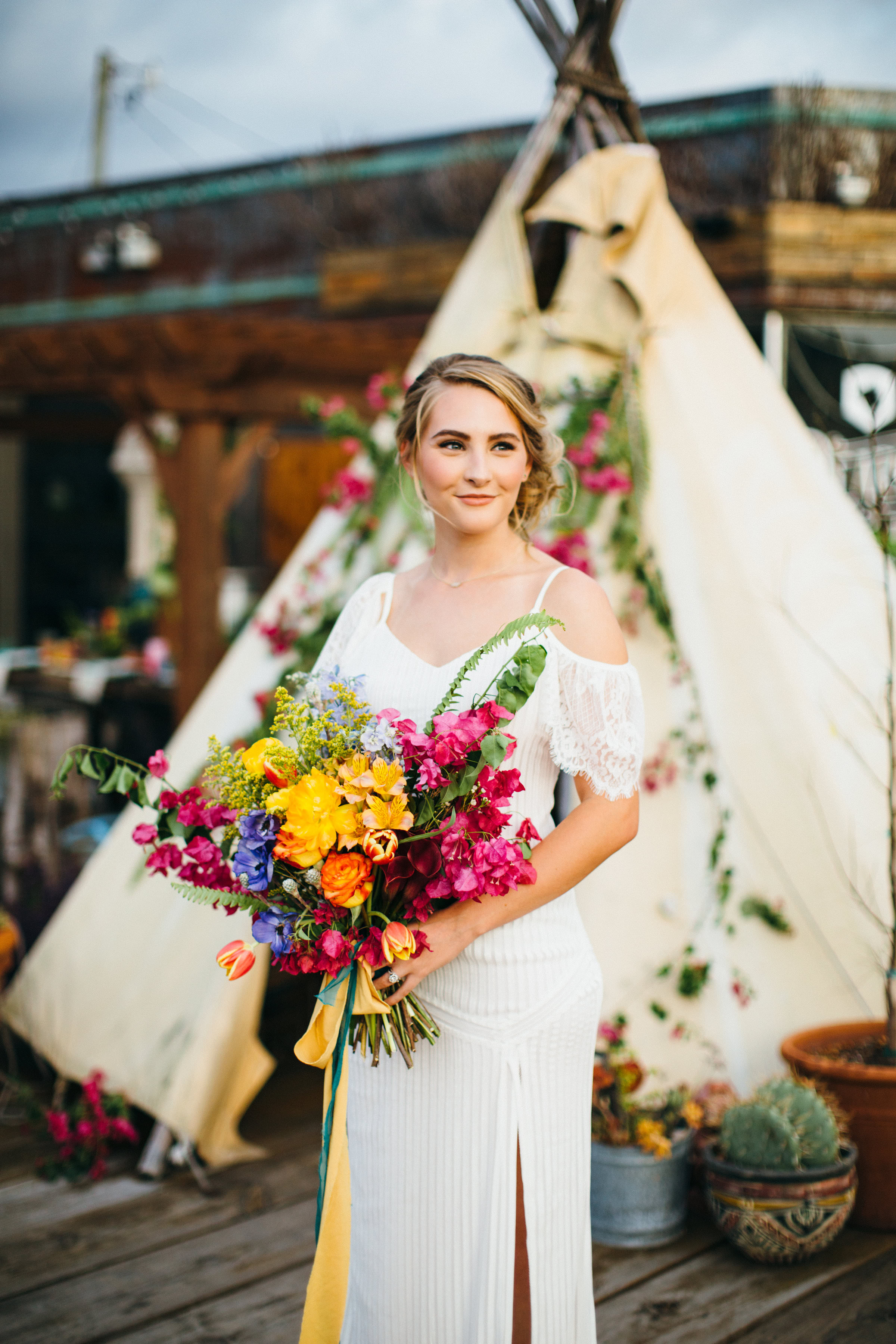 Wedding Inspiration | Summer Boho Fiesta | Benjamin Hewitt Photography
