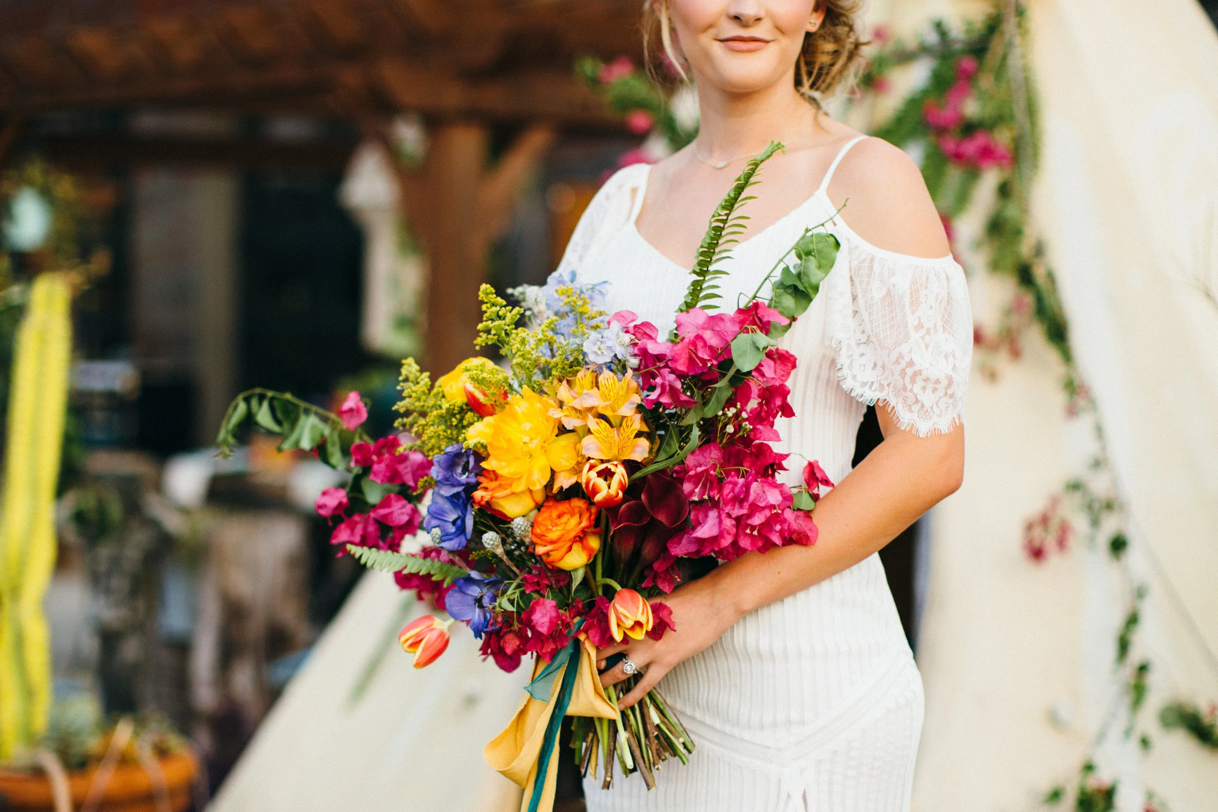 Wedding Inspiration | Summer Boho Fiesta | Benjamin Hewitt Photography