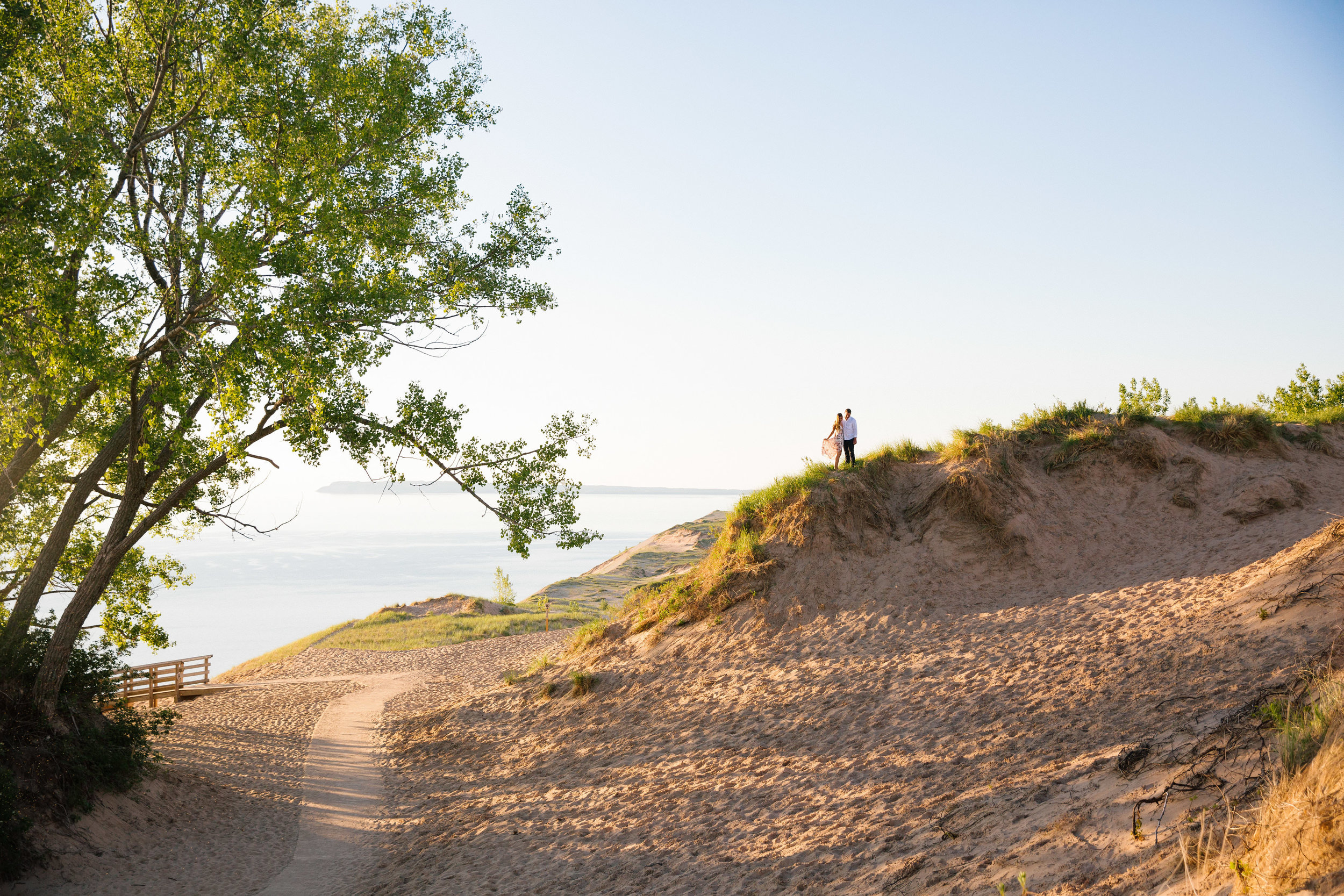 Sleeping Bear Dunes | Traverse City, Michigan Engagement Session | Benjamin Hewitt Photography