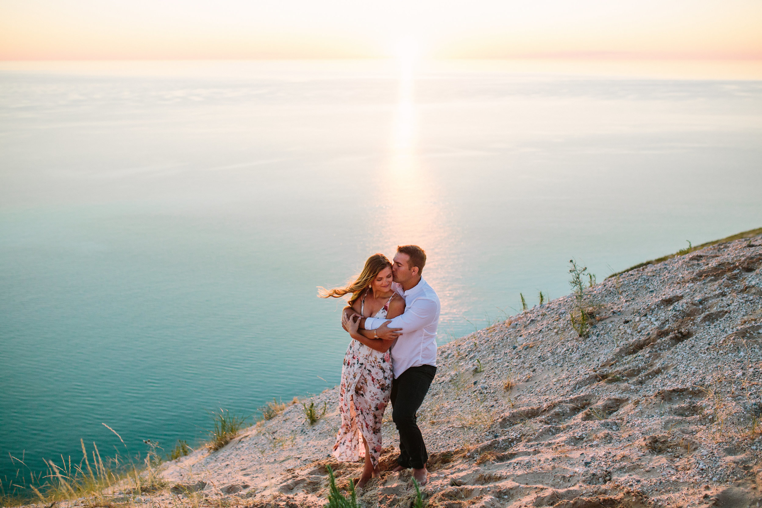 Sleeping Bear Dunes | Traverse City, Michigan Engagement Session | Benjamin Hewitt Photography