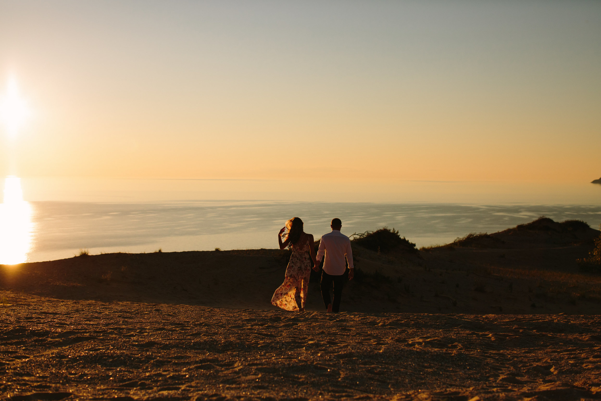 Sleeping Bear Dunes | Traverse City, Michigan Engagement Session | Benjamin Hewitt Photography