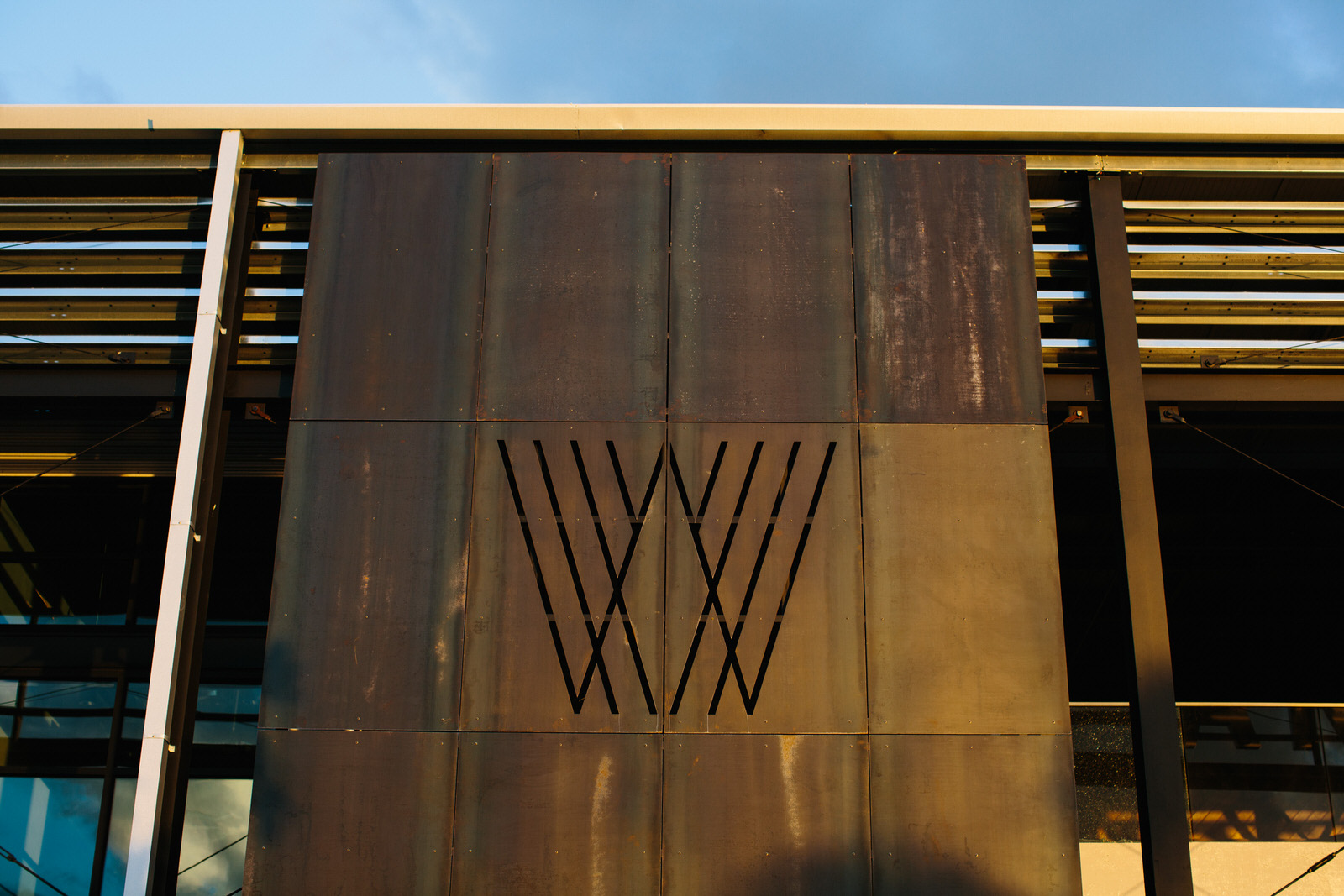 Armature Works Logo on building Wedding Tampa