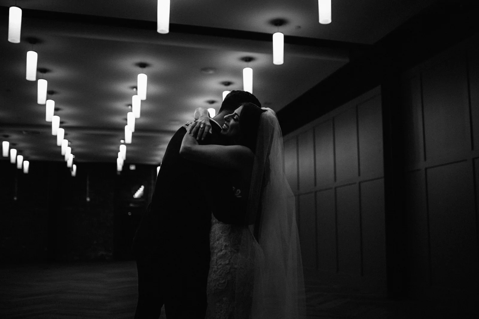 Armature Works Tampa Bride and Groom Hug