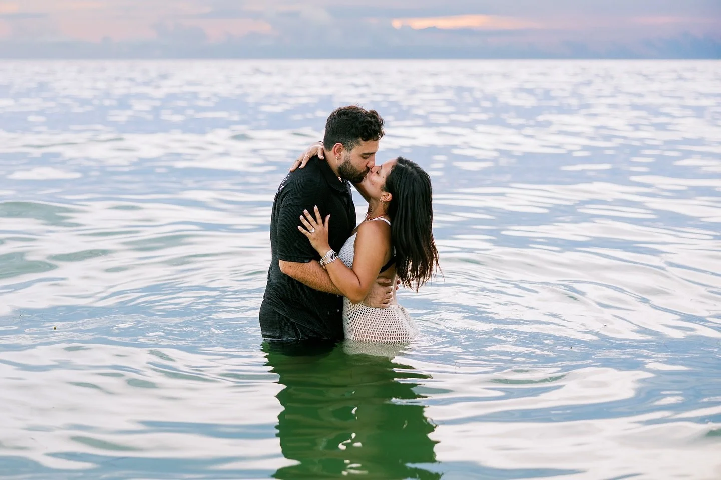 Proposals by the ocean and then getting in the ocean ❤️