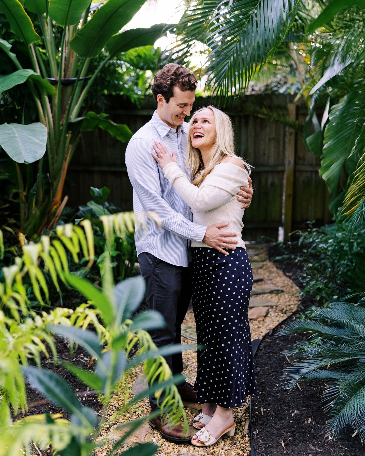 Question 1: Do I love intimate backyard proposals? Yes. Question 2: Will I hide in the bushes for you? Also yes.