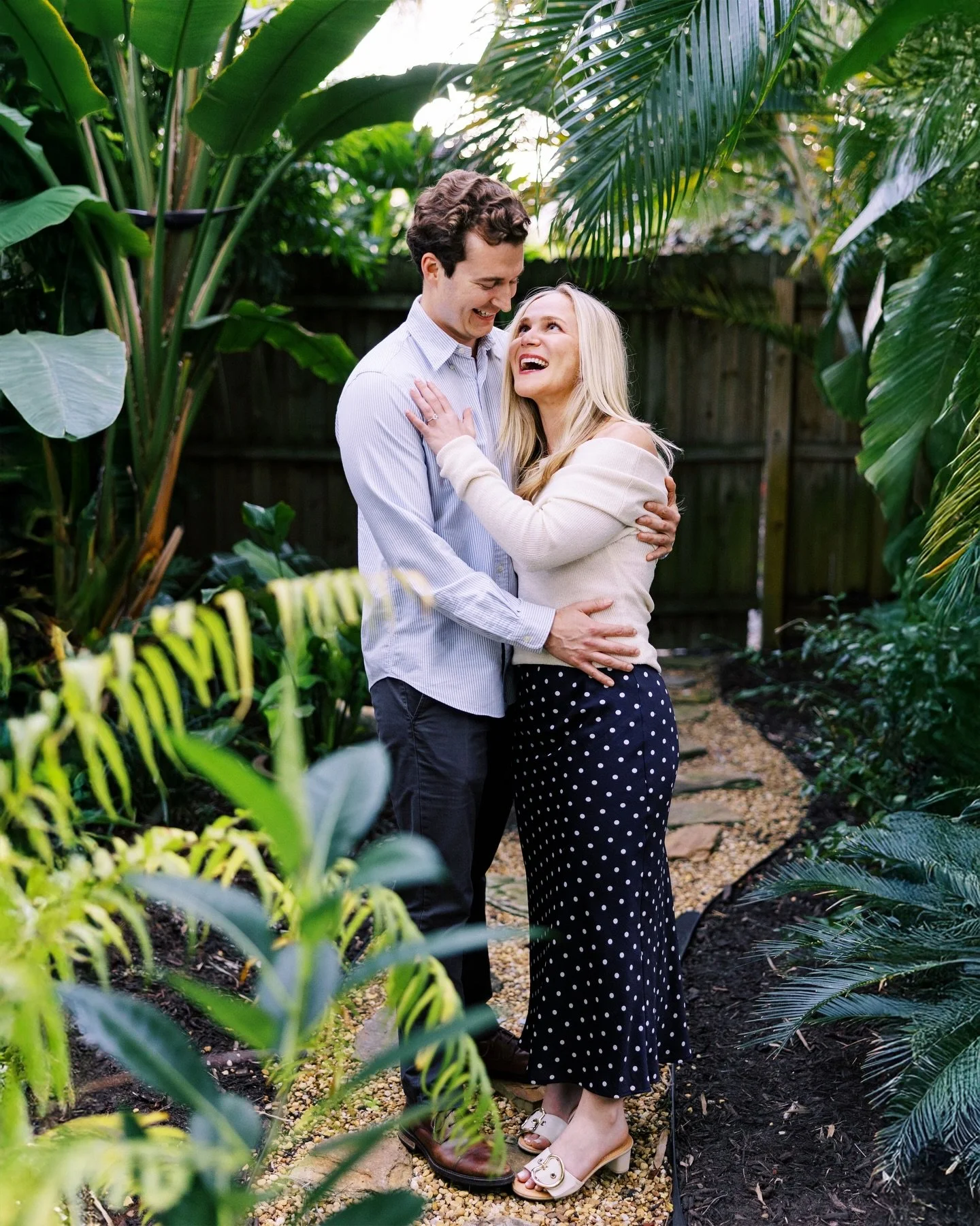 Question 1: Do I love intimate backyard proposals? Yes. Question 2: Will I hide in the bushes for you? Also yes.