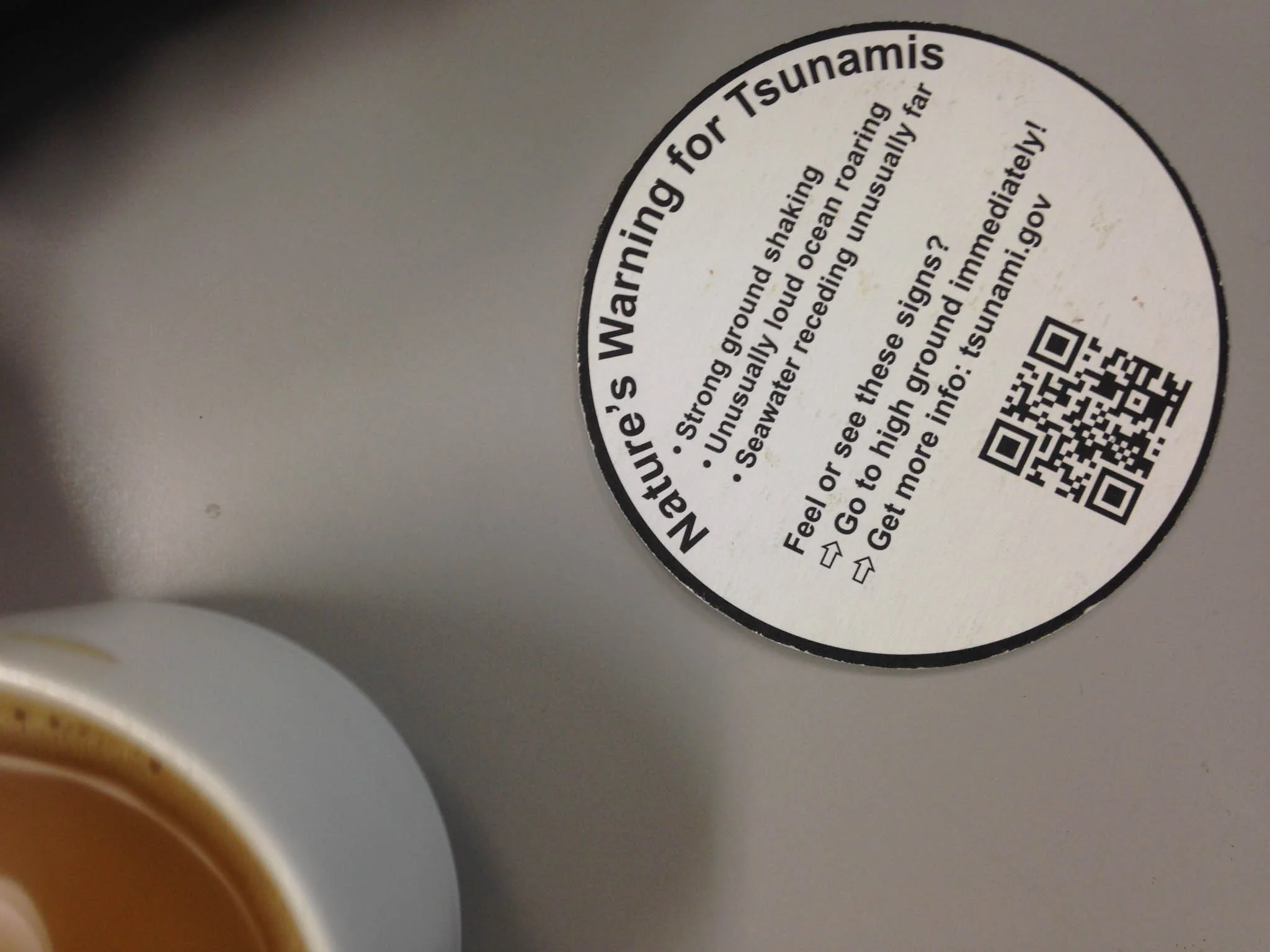 Reveals a Coaster...