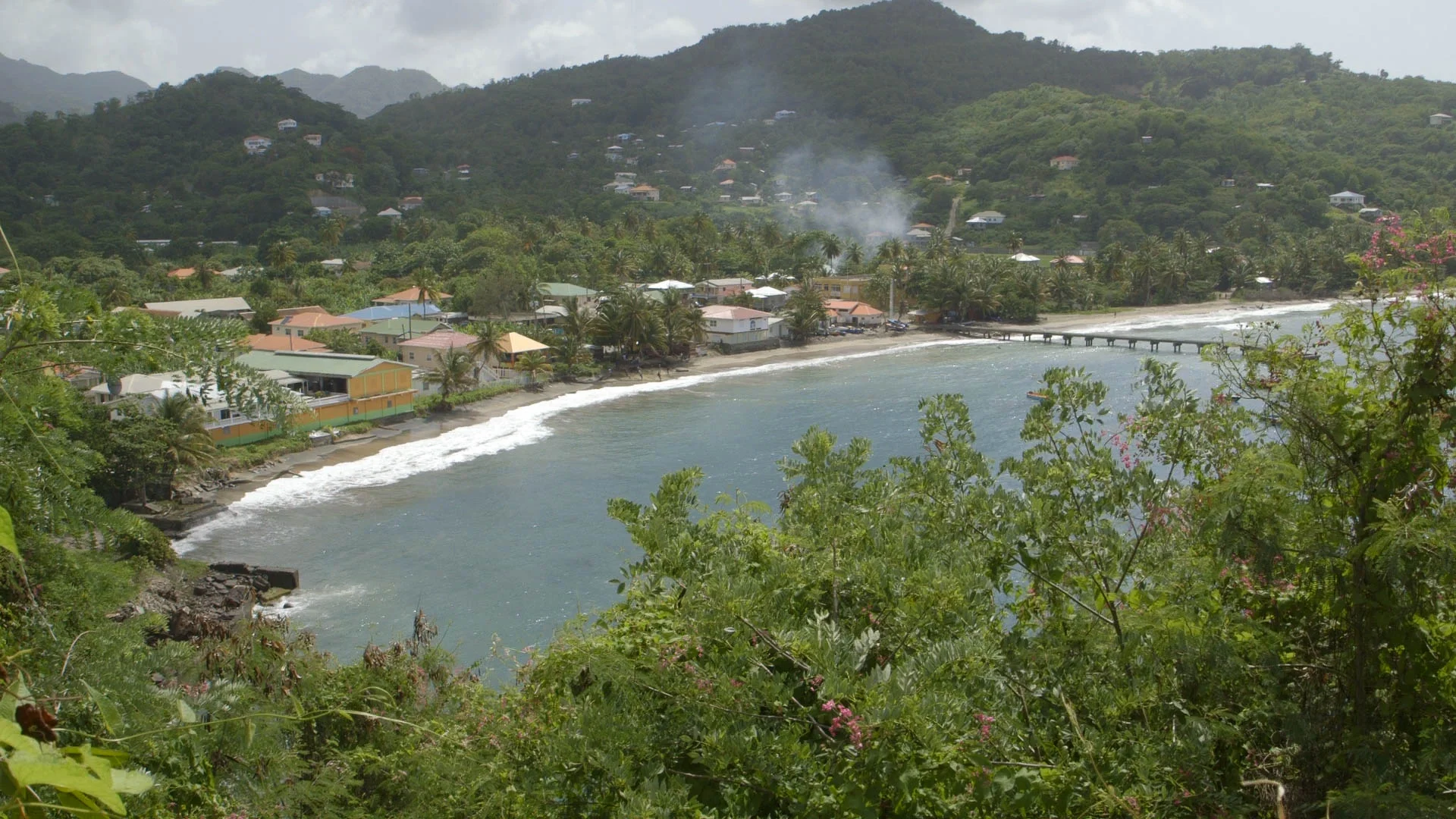 Sauteurs Bay, the northern tip of Grenada. - Video Still, Tom Miller
