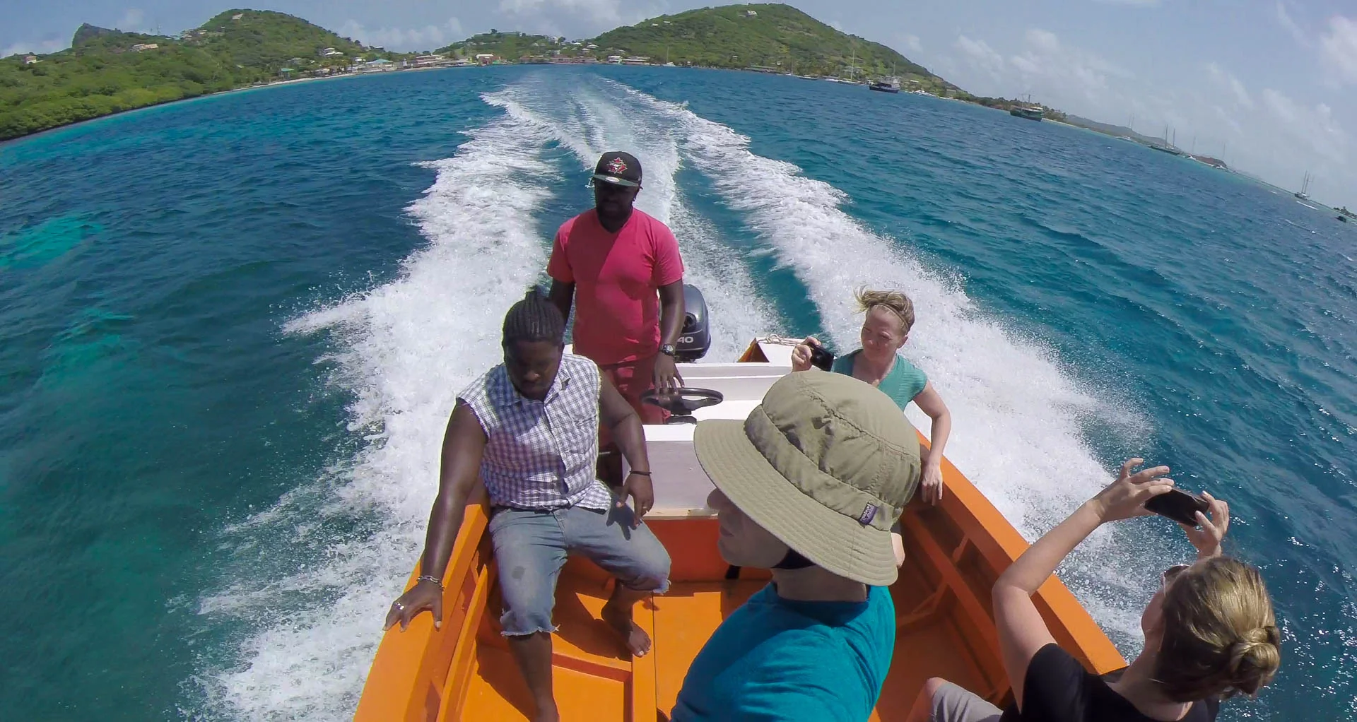 Leaving Union Island - Video Still, Tom Miller