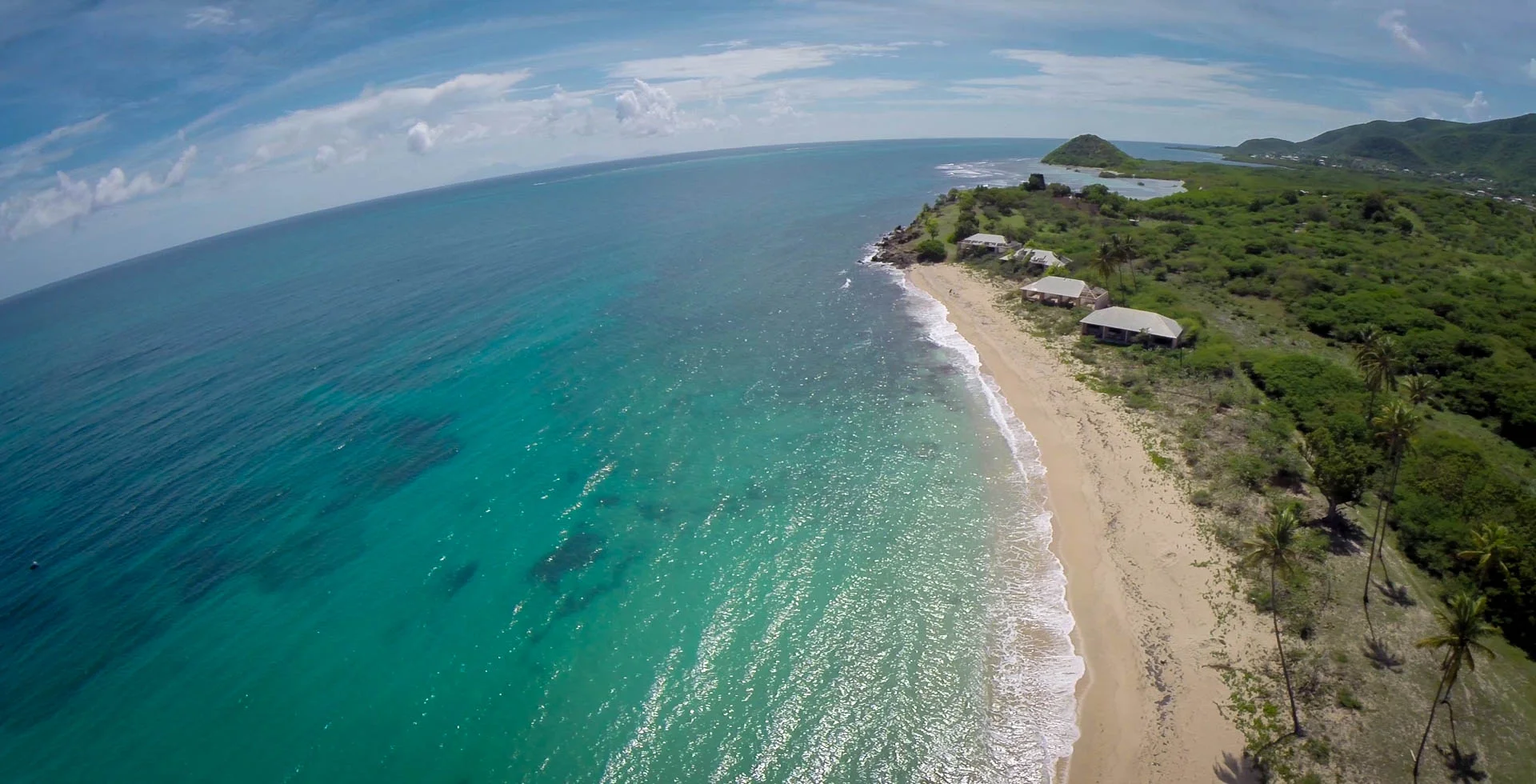 Morris Bay Beach, Antigua. Quadcopter Still - Tom Miller