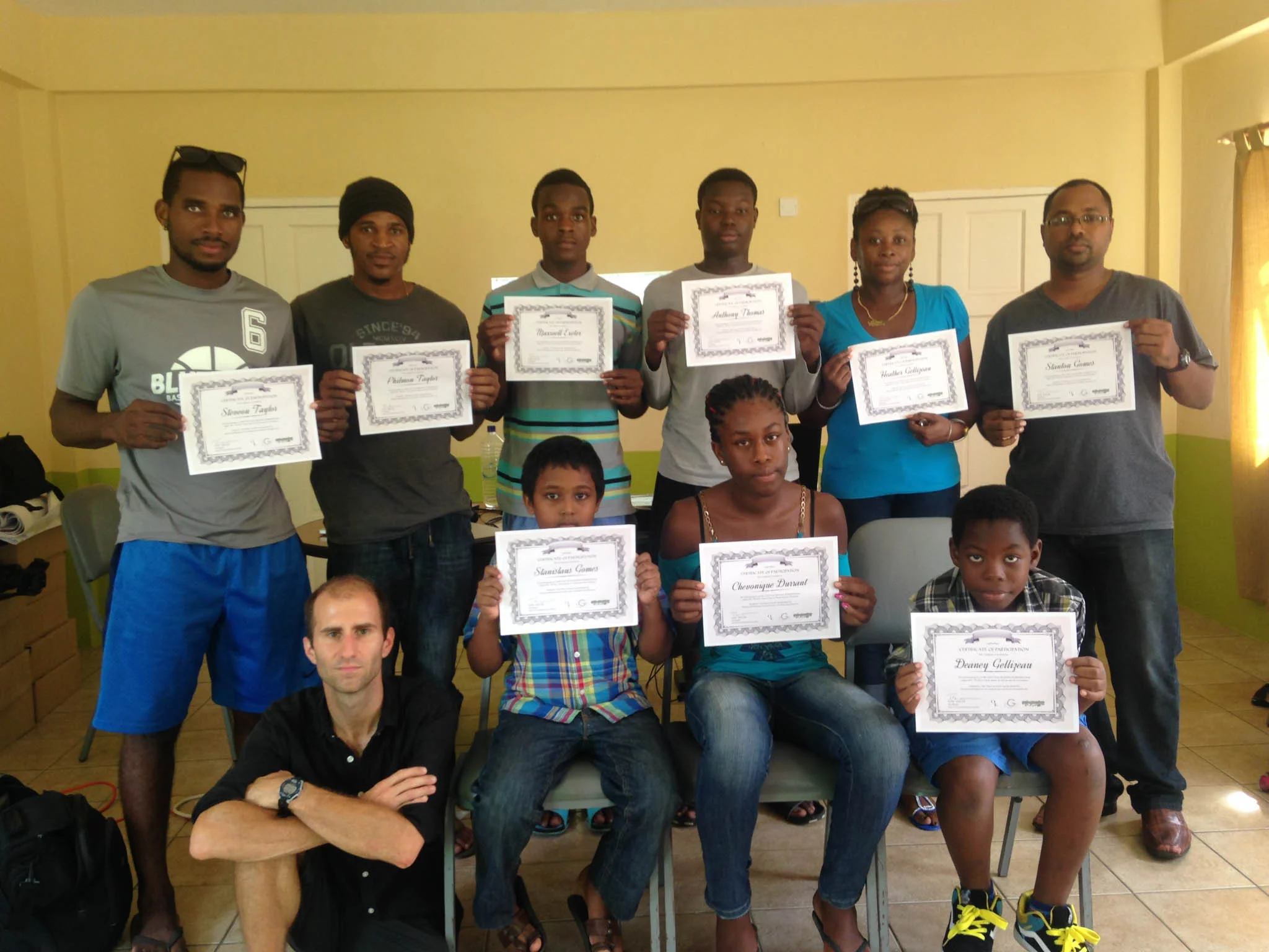 Union Island Workshop, 3 participants not pictured - photo, Nuin-Tara 