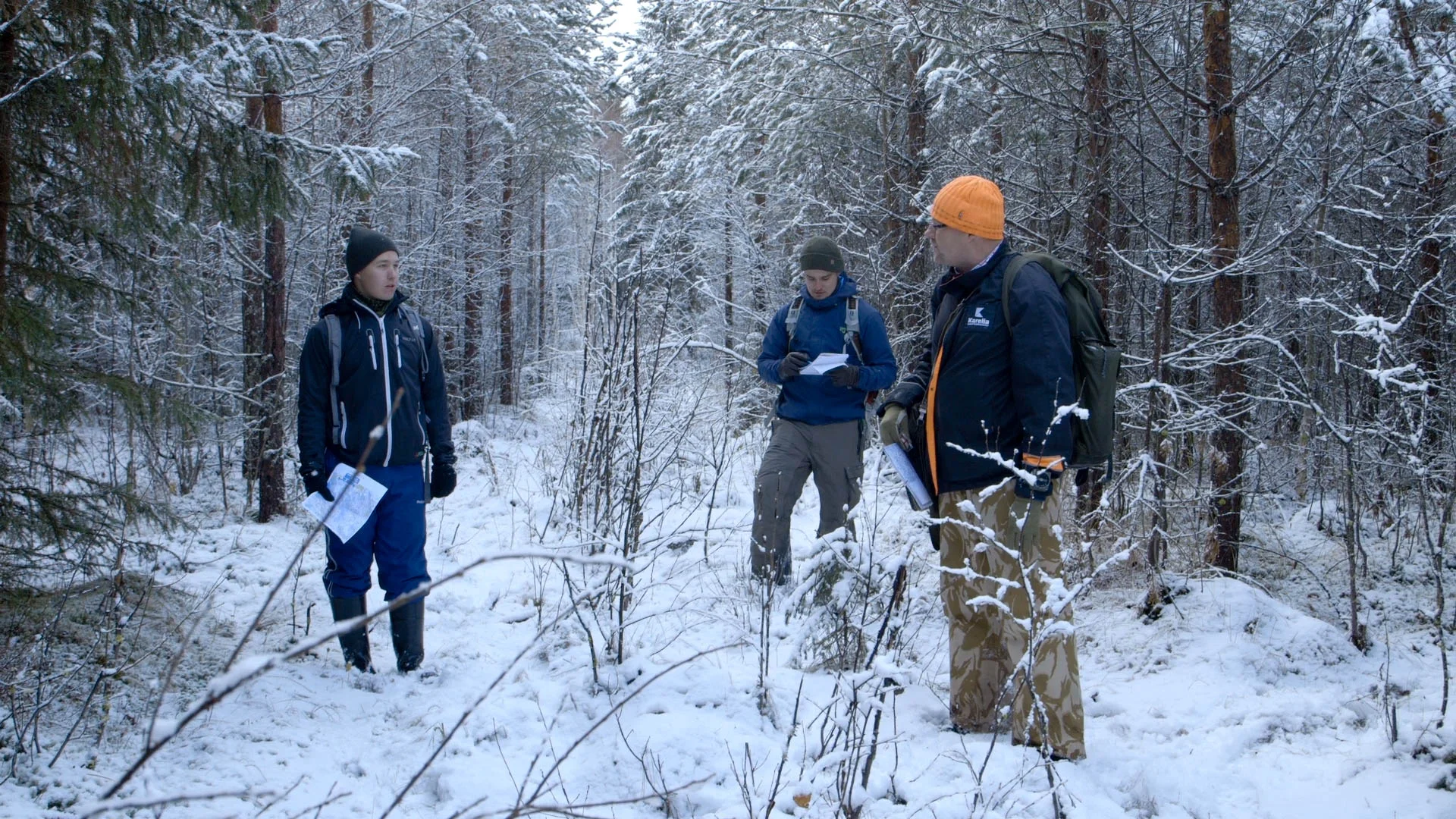 Students and Tarmo - video still, Tom Miller