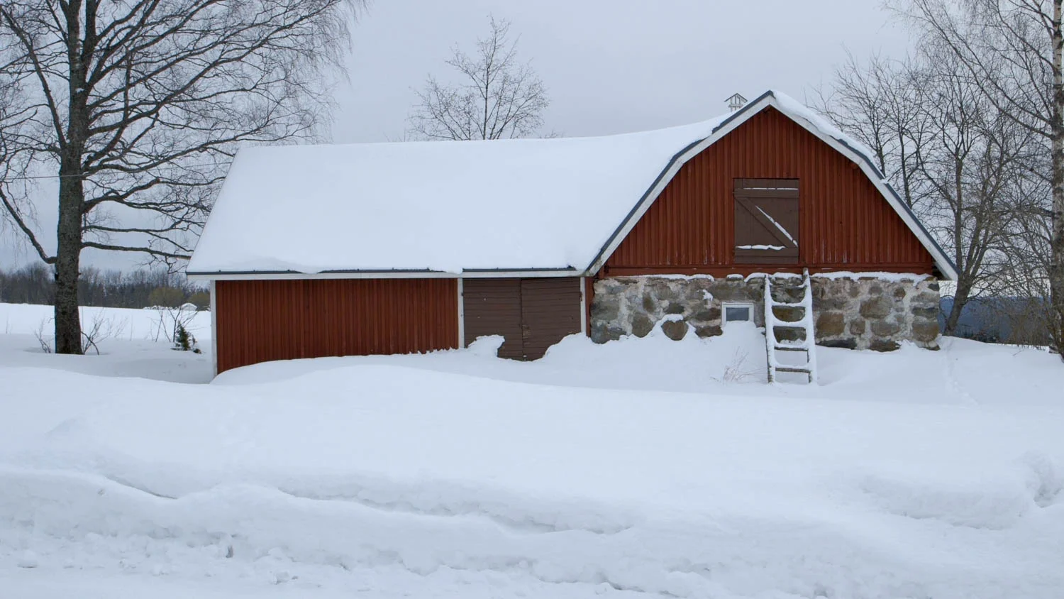  Following rain and a warm January, h eavy snowfalls came in February,