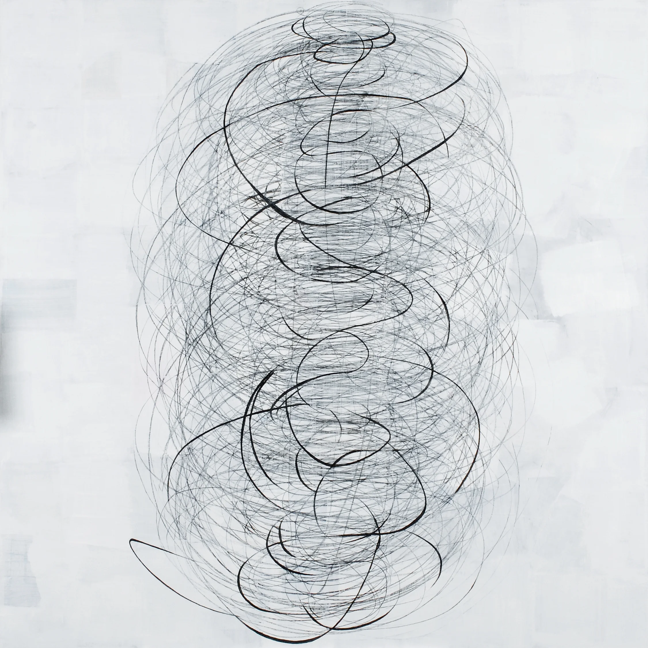   Untitled , 2014.&nbsp;  Oil, mix media and collage on canvas.&nbsp;50 x 50 in.  Photo:&nbsp;Bob Sasson 