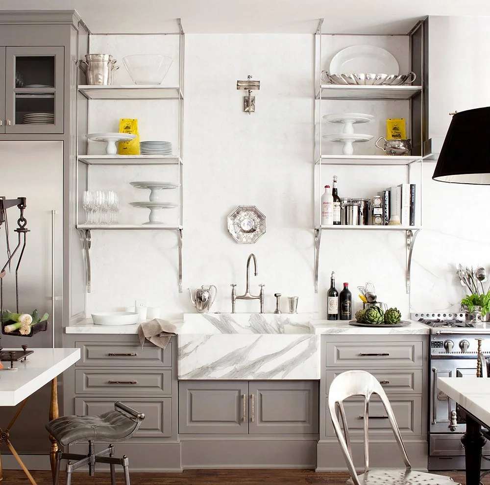 Design for Living: Kitchens - Open Shelves or Cabinets?