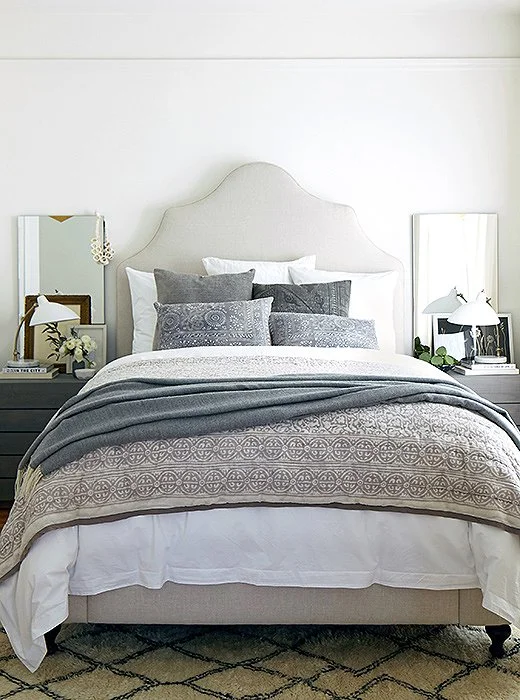 A neutral color palette and an abundance of textures - very Nordic. Photo by Laura Resen - One Kings Lane