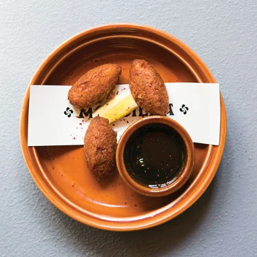 Bacalo croqueta - this and next 3 photos from Pittsburgh Magazine