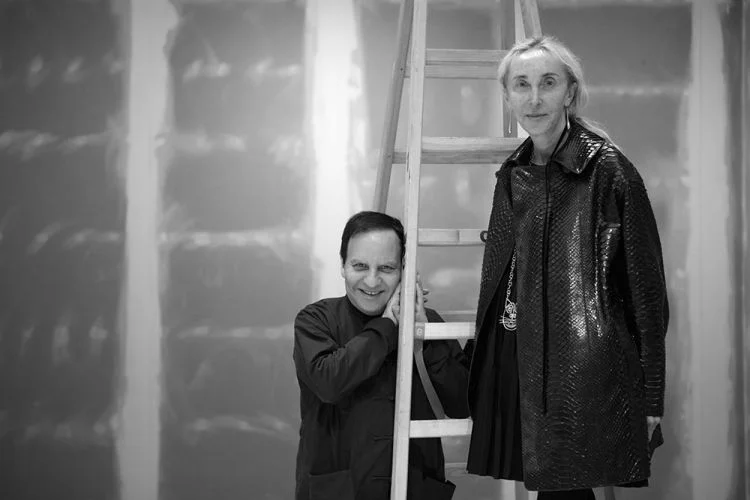 Azzedine Alaïa and Carla Sozzani - photography Sylvie Delpech courtesy Azzedine Alaïa