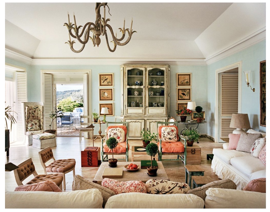 Elegant Dressing, Stylish Dining, Living with Art, Interior Design, What  I'm Reading Right Now | Design for Living: Tory Burch Takes On Bunny  Mellon's Antigua Get Away — Doreen Chambers Interiors