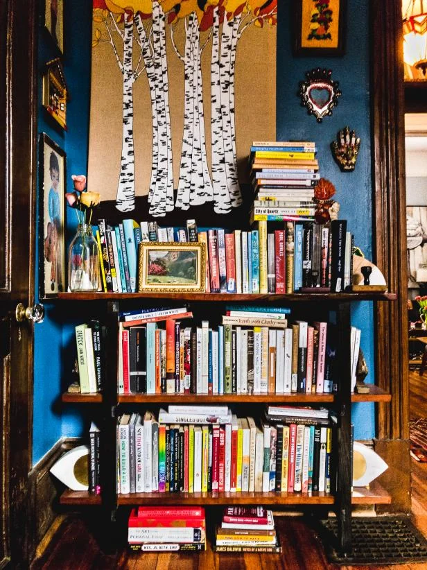 Susan’s “bookish Bohemian grandma” decorating style flourishes throughout her home