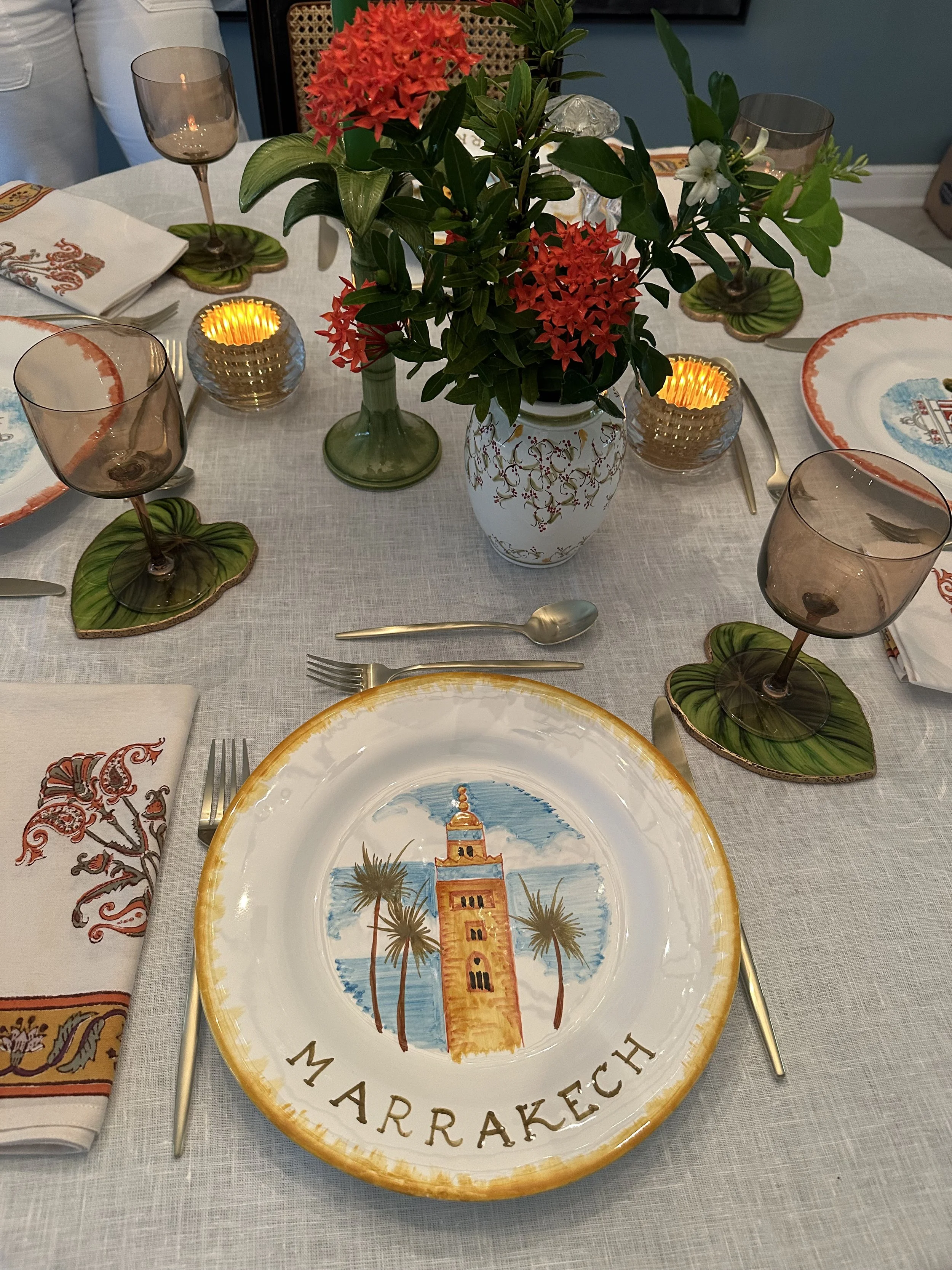 Stylish Dining:  Casa Via Palma Does Fall Tablescapes