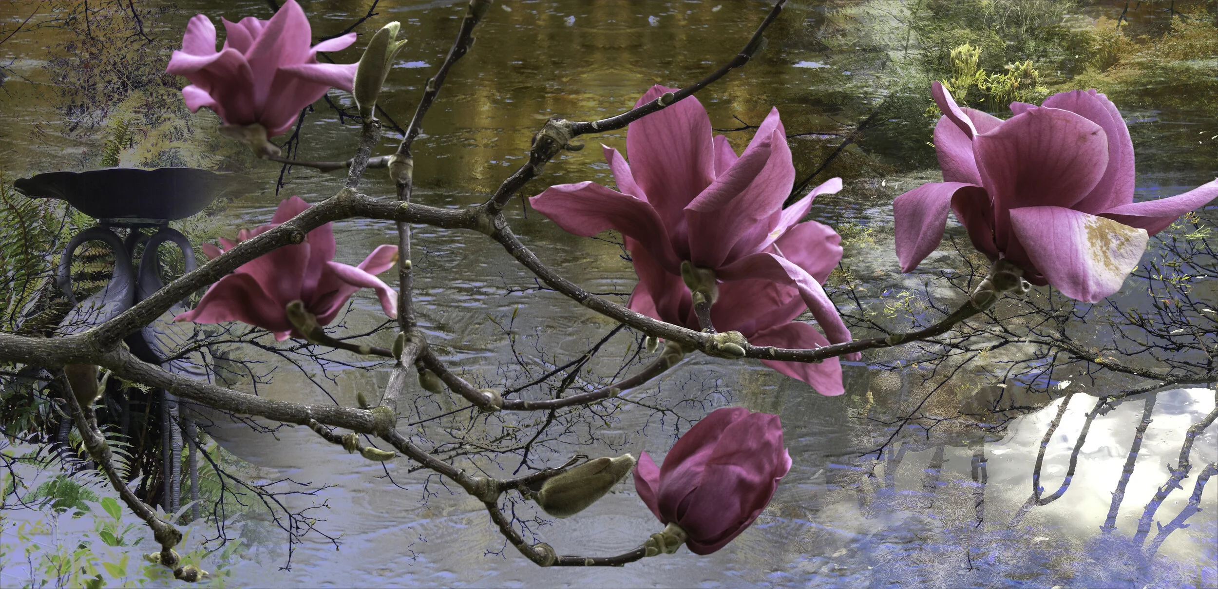magnolias icy gold birdbath.jpg