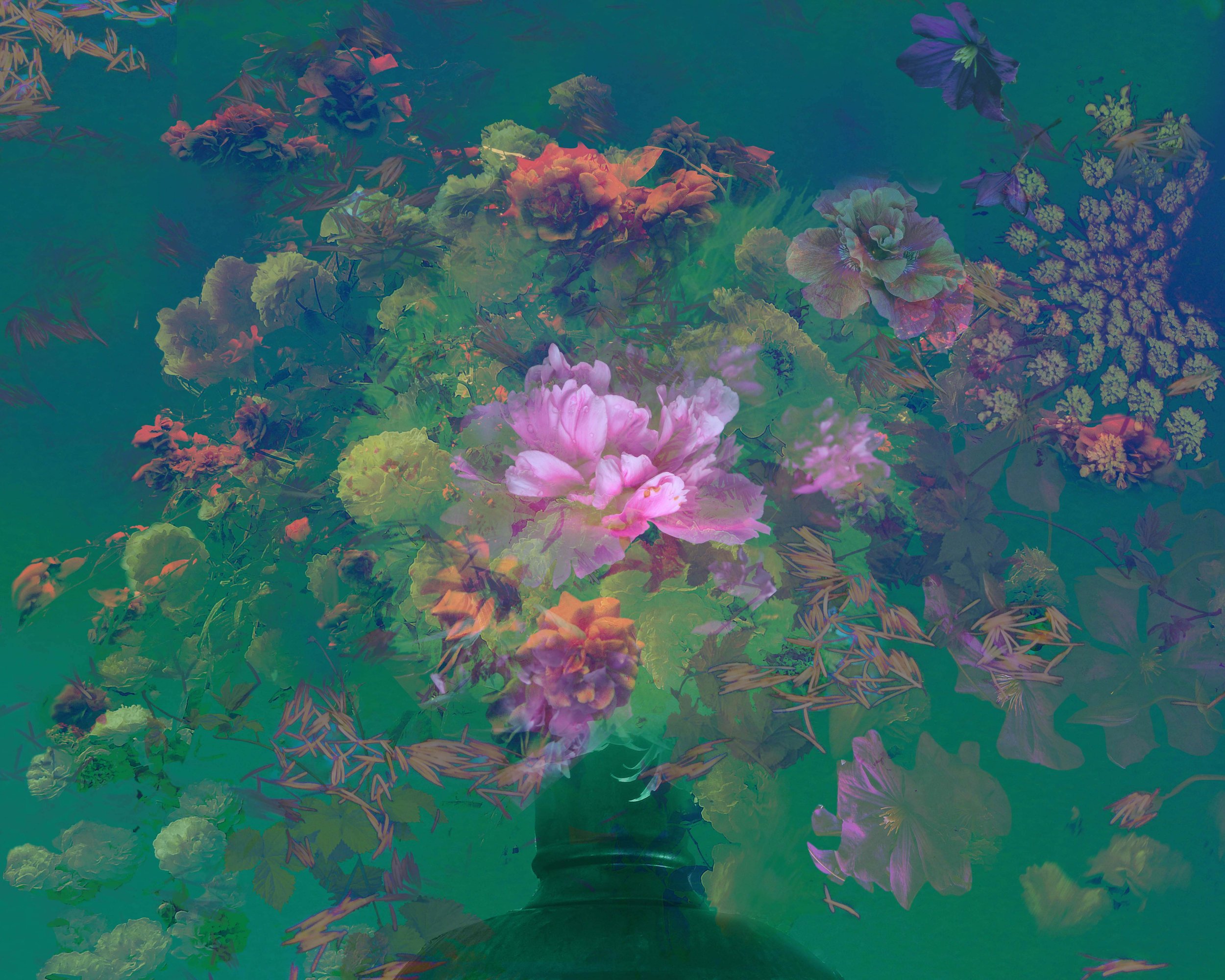 Peony in Green
