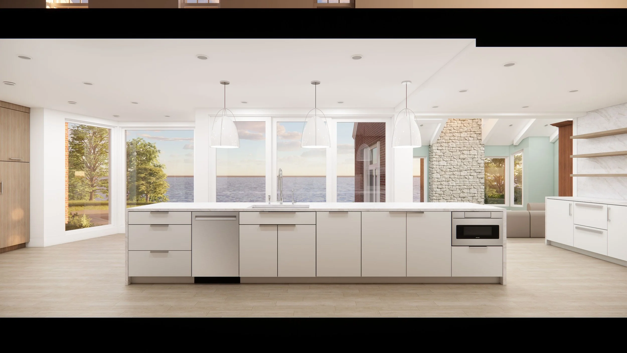 lakefront kitchen rehab island.jpeg